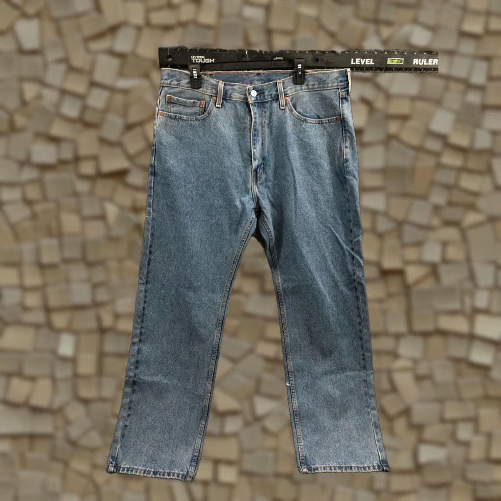 Levi's Levi's 505 Jeans Size 38 Mens Straight 5-Pocket Denim Blue Regular Mid Rise 30in Inseam Size US 38 / EU 54 - 1 Thumbnail