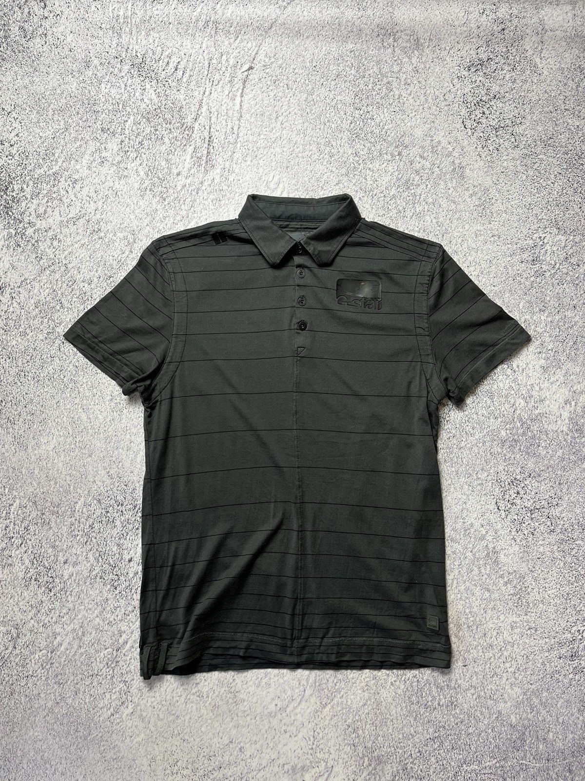 G-Star Vintage G star raw stripe polo Size US M / EU 48-50 / 2 - 1 Thumbnail