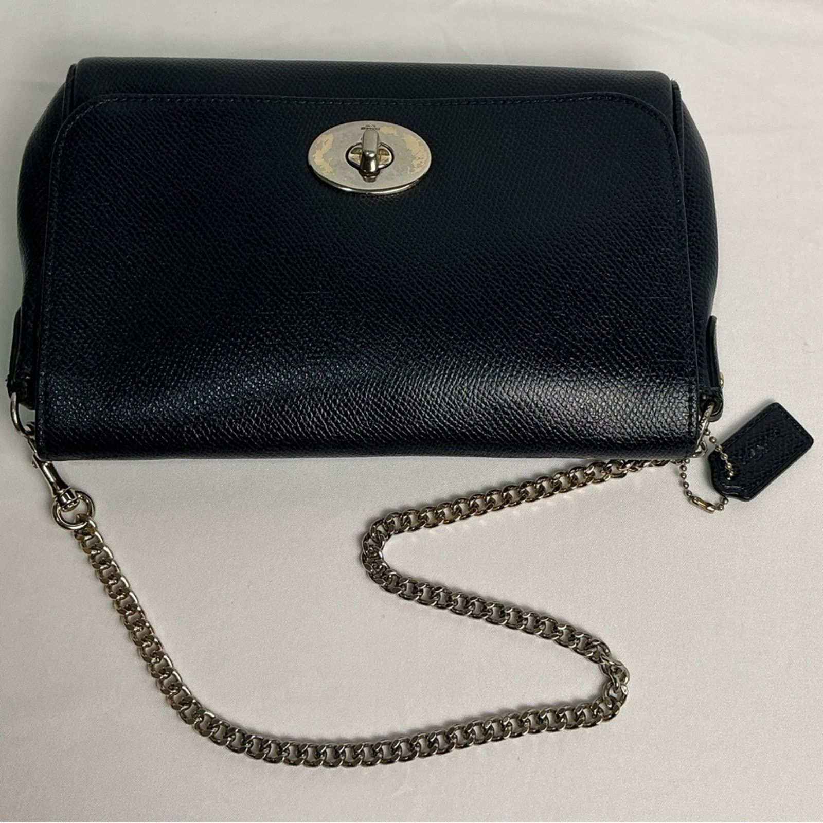 Coach Coach Mini Ruby Navy Blue Leather Crossbody 2 Straps 34604 Size ONE SIZE - 3 Thumbnail