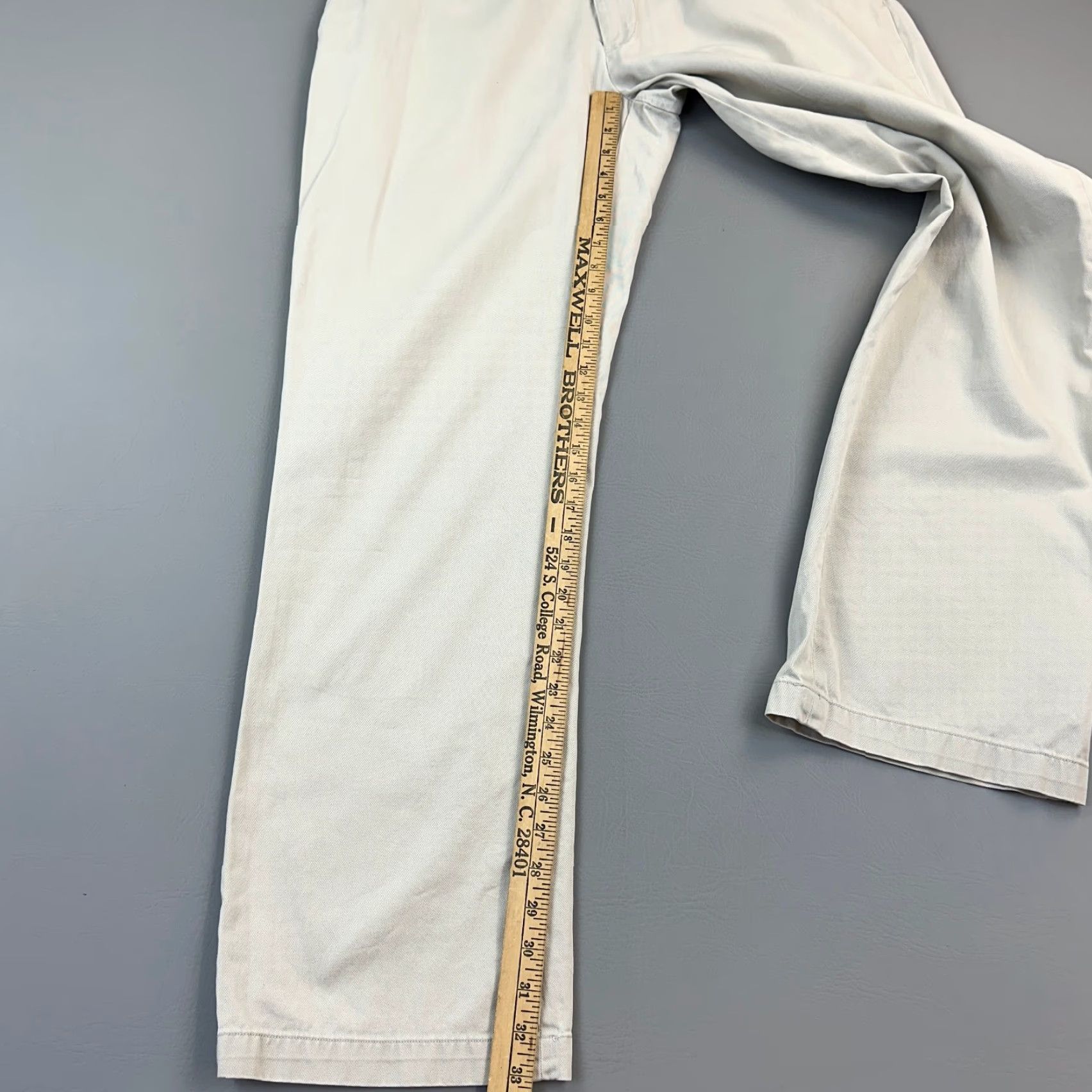 Polo Ralph Lauren Polo Ralph Lauren Pants Mens 38x34 38x33 Beige Relaxed Fit Flat Front Chino Size US M / EU 48-50 / 2 - 2 Thumbnail