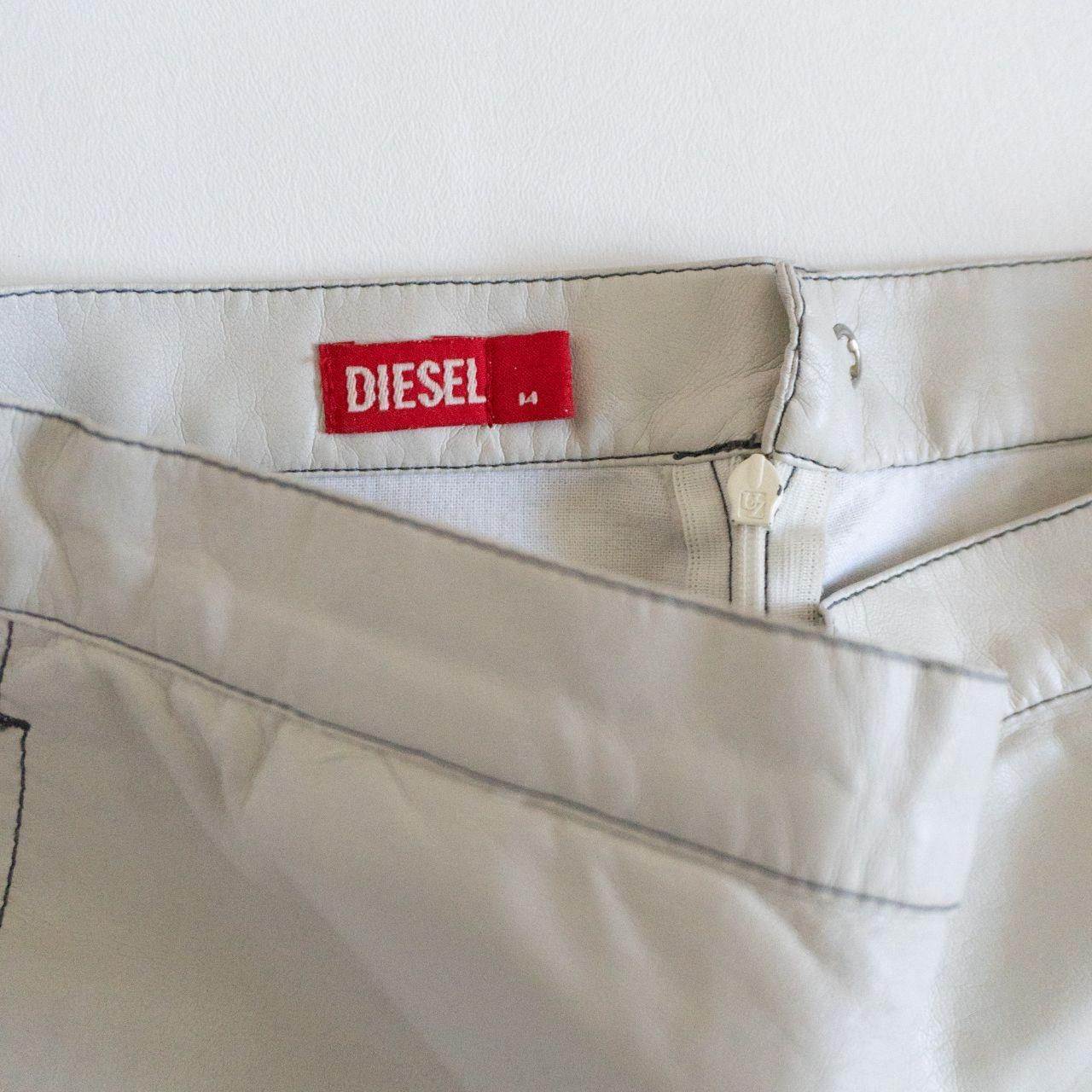 Diesel DIESEL Faux Leather Maxi Skirt in Off-White Size 25" / US 0 / IT 36 - 5 Thumbnail