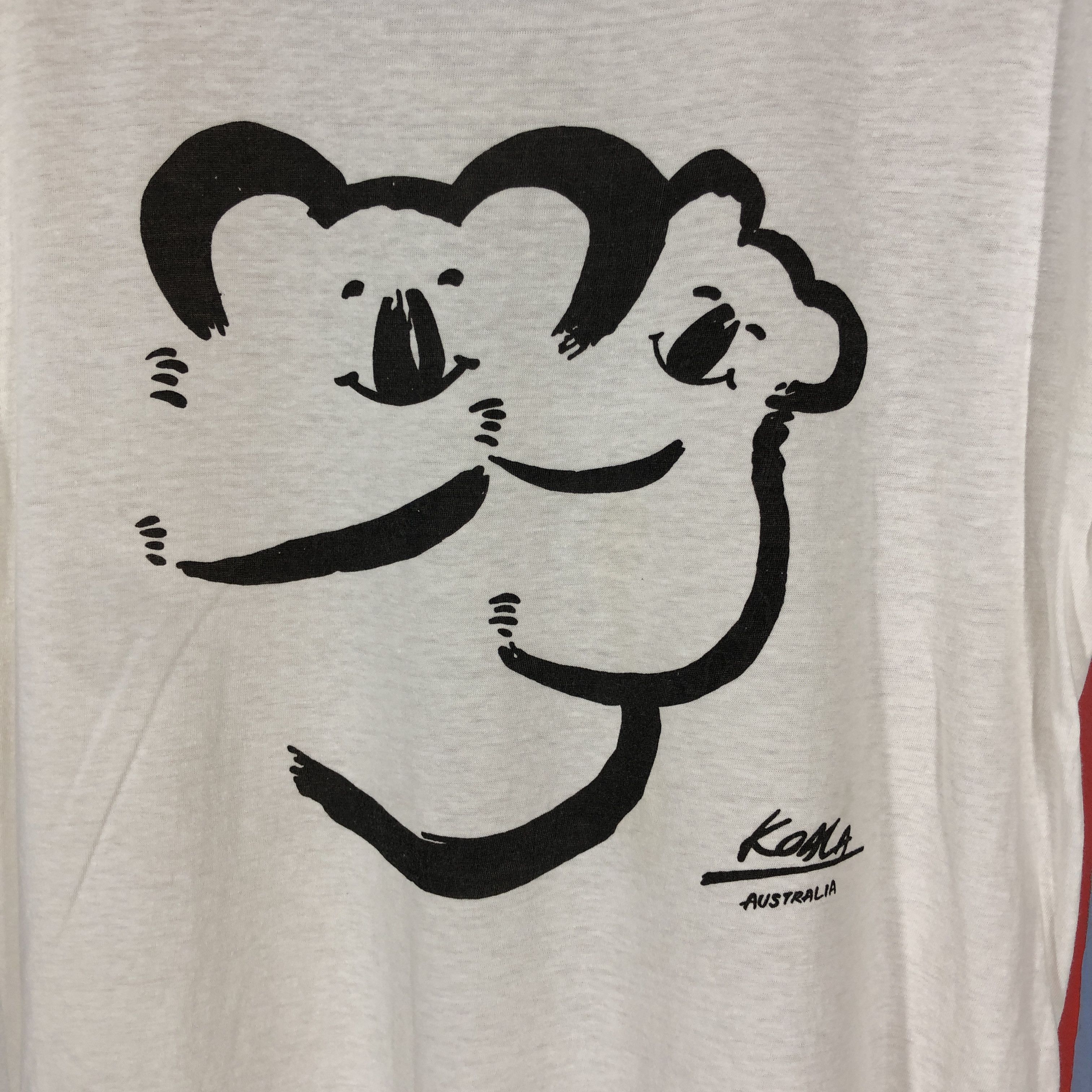 Vintage 90s Vintage KOALA AUSTRALIA Crew Neck T Shirt #1498/AZ Size US M / EU 48-50 / 2 - 2 Thumbnail