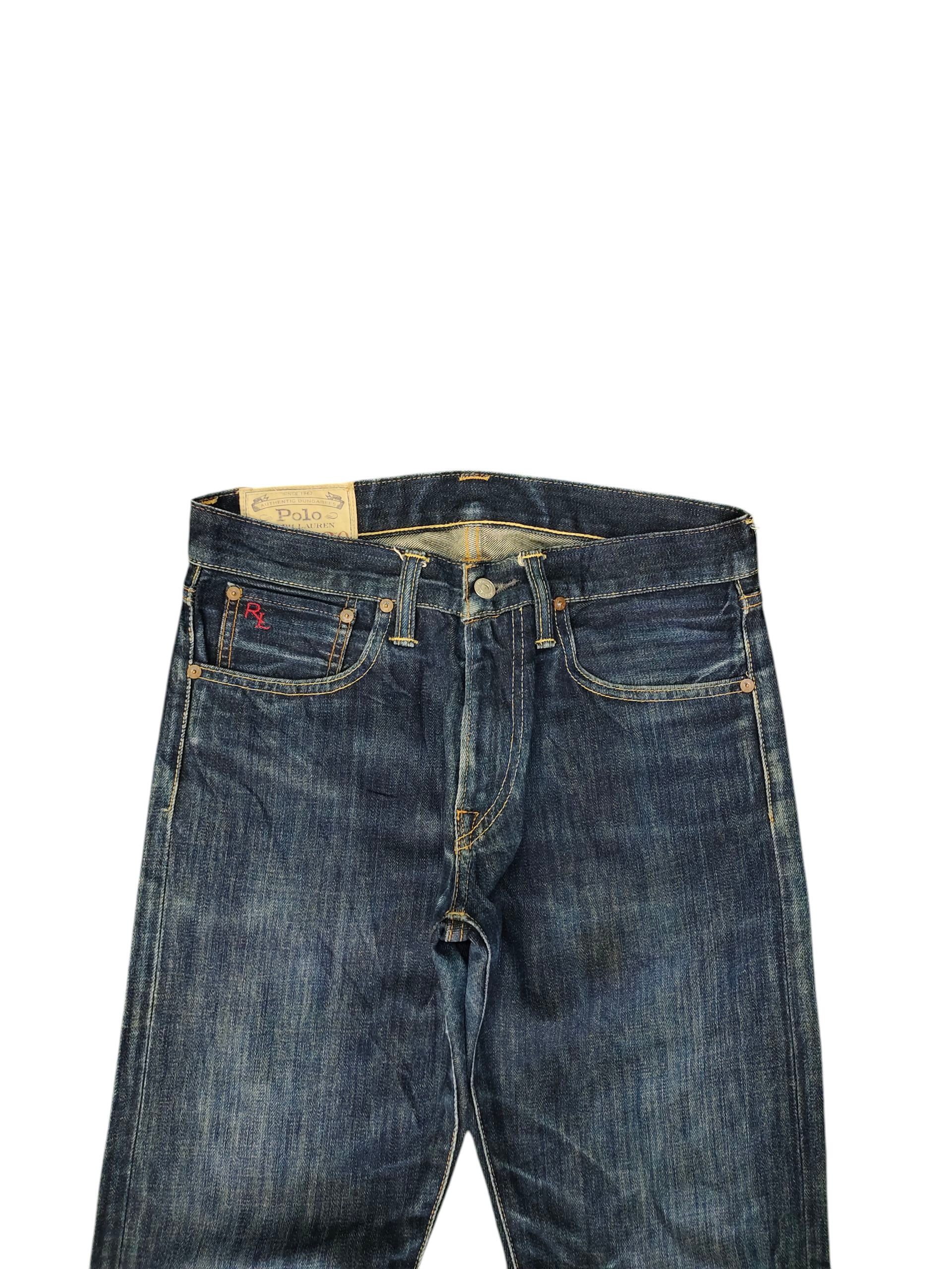 Polo Ralph Lauren Vintage Polo Ralph Lauren Varick Slim Straight Distress Jean Size US 31 - 2 Thumbnail