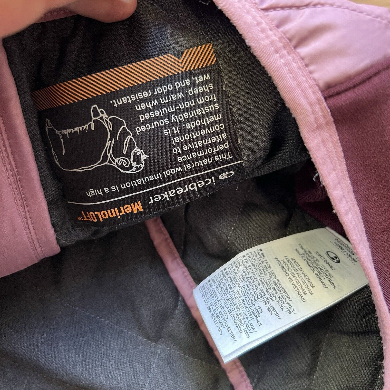 Icebreaker Icebreaker Merino Loft Jacket Women's S Pink Utility Wool Size S / US 4 / IT 40 - 6 Thumbnail