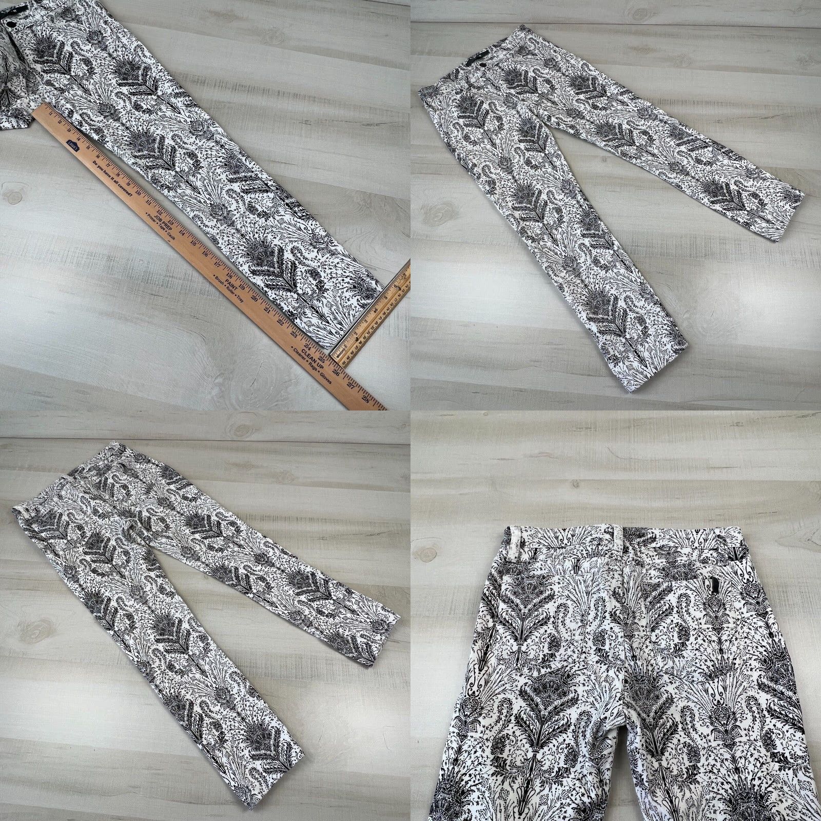 Vintage Joe's Jeans Women's White Skinny Jeans 26 Mid Rise Stretch Cotton Blend Size 26" / US 2 / IT 38 - 8 Thumbnail