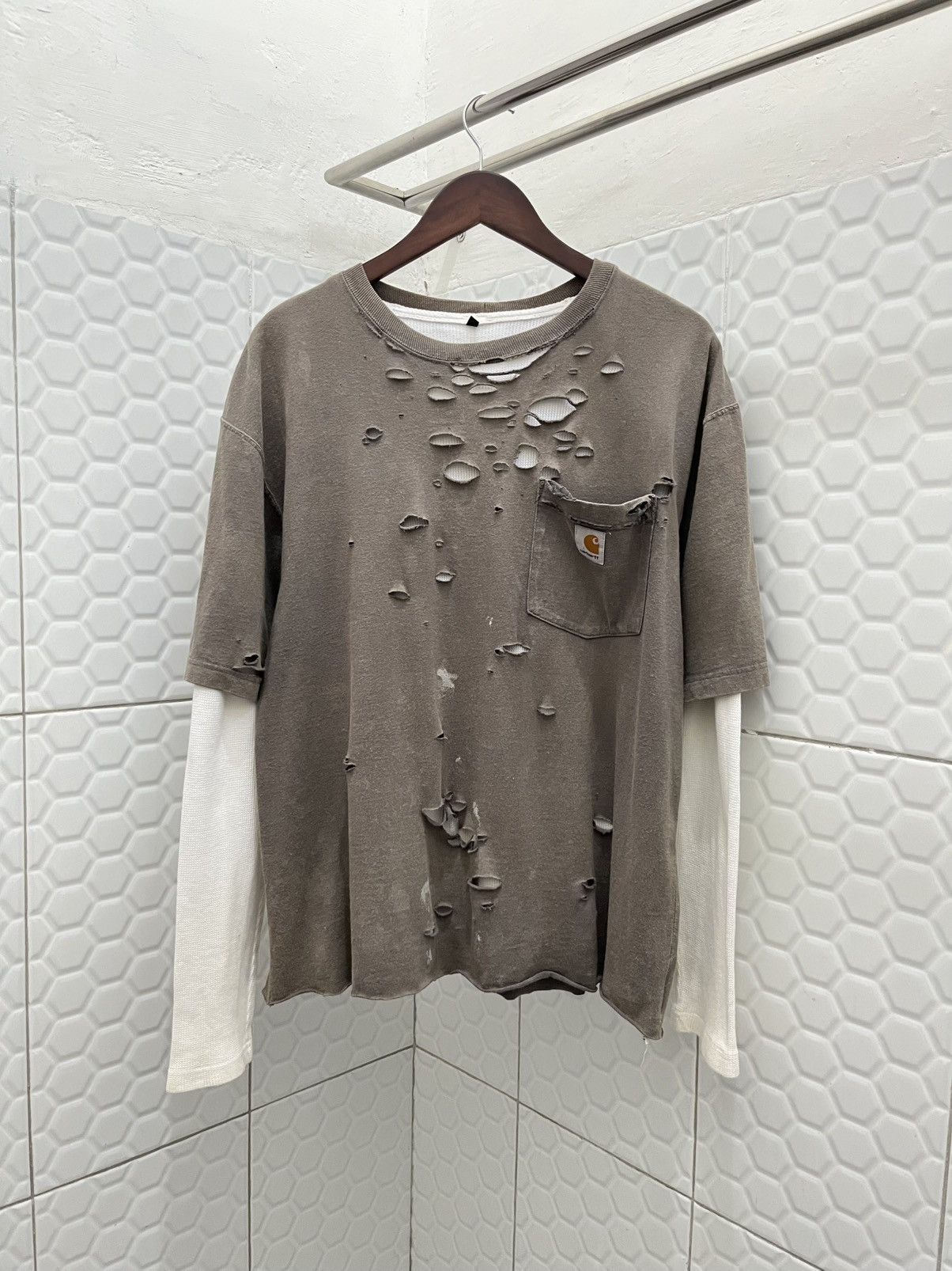 Carhartt Double Layer Thrashed Sun Faded Carhatt Pocket Size US L / EU 52-54 / 3 - 1 Thumbnail