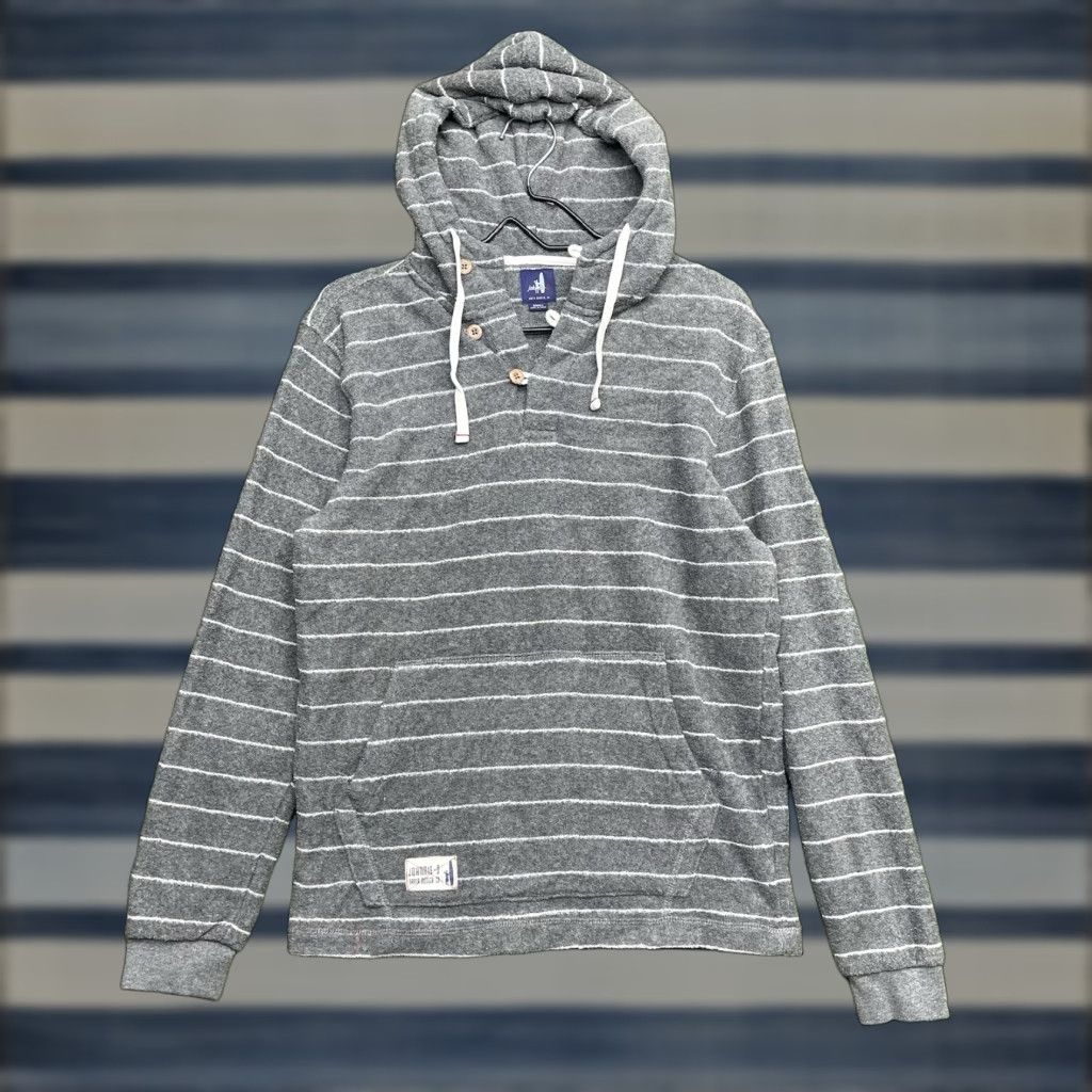 johnnie-O Johnnie O Hoodie Pullover Mens Small Hooded Terry Cloth Beach Surfing Blue Size US S / EU 44-46 / 1 - 1 Thumbnail