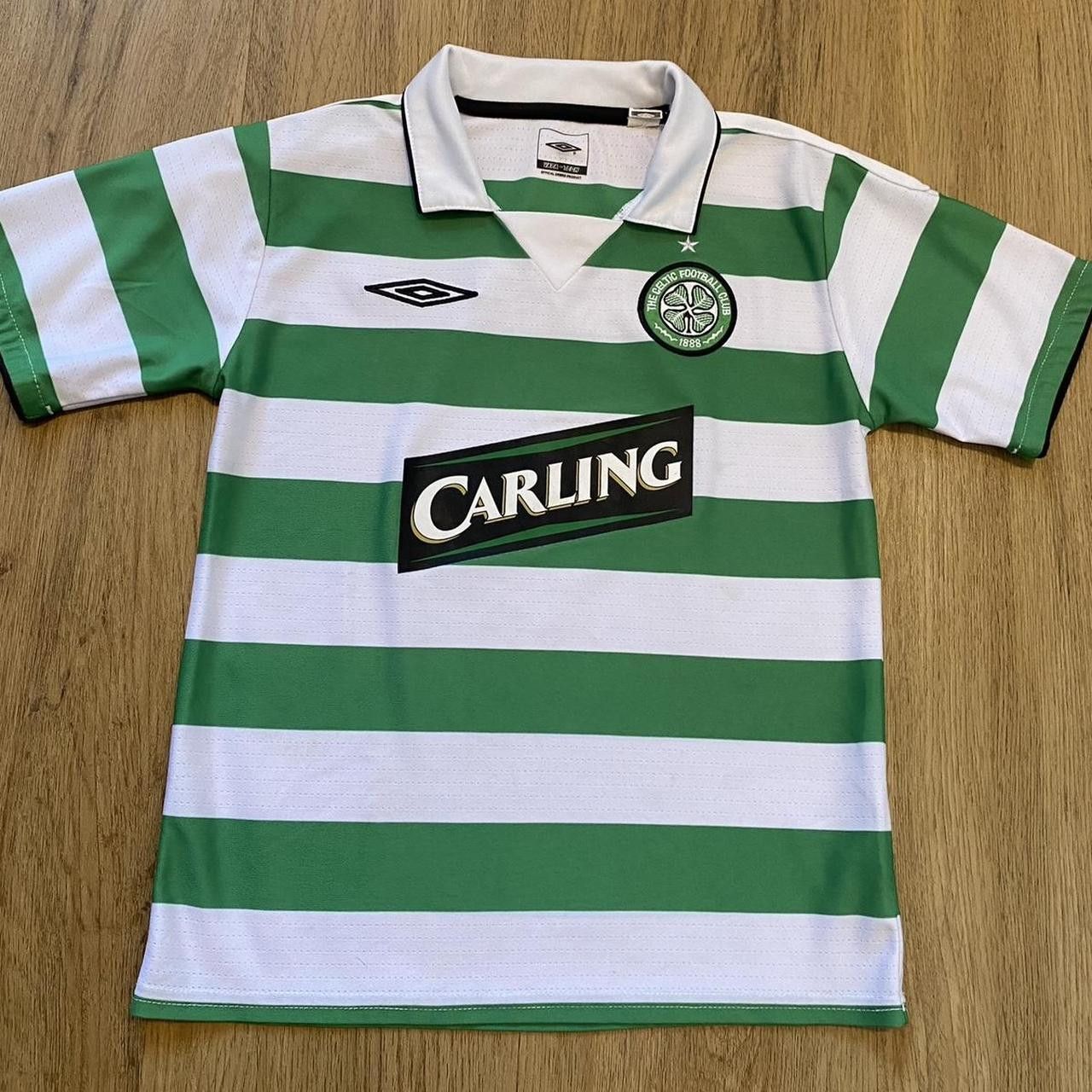 Umbro 2003-04 Celtic Glasgow Home Umbro Football Shirt Scotland Size US XXS / EU 40 - 1 Thumbnail