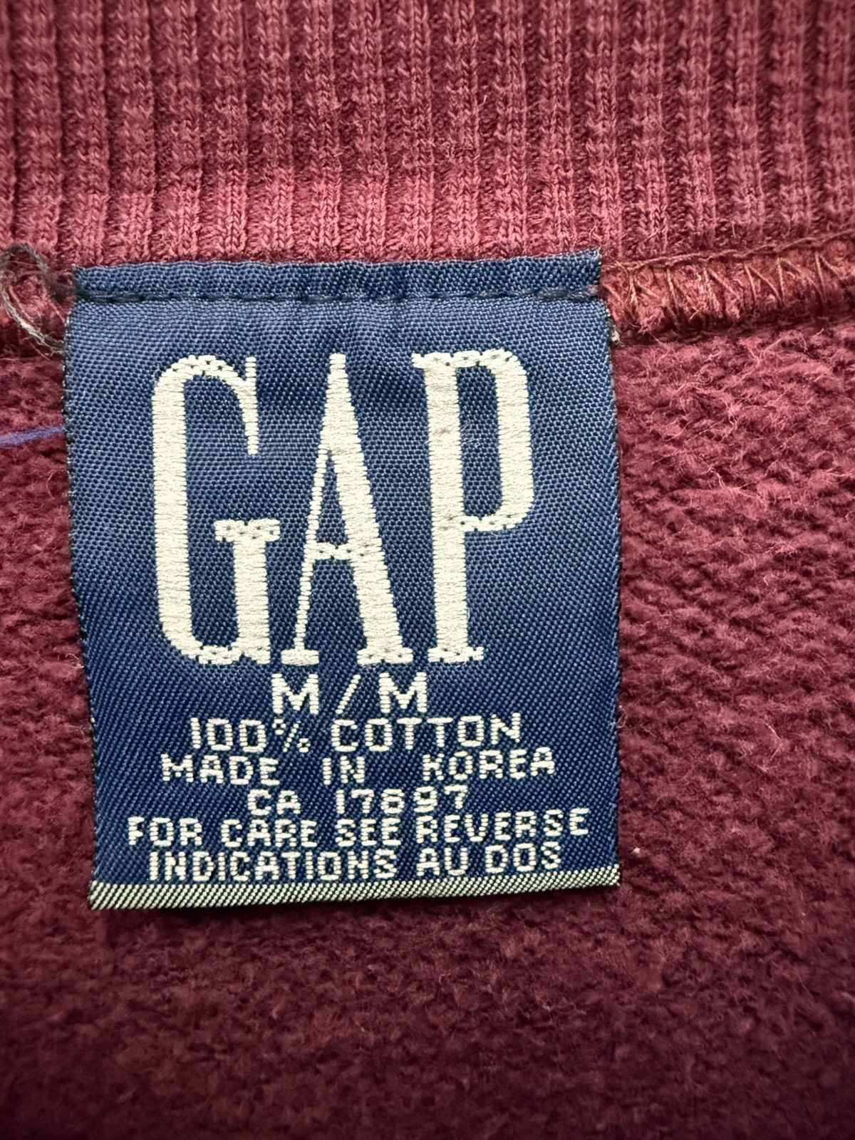 Gap 🔥RARE Back Hit LOGO🔥 Vtg GAP 90's Private Collection - M Size US L / EU 52-54 / 3 - 7 Thumbnail