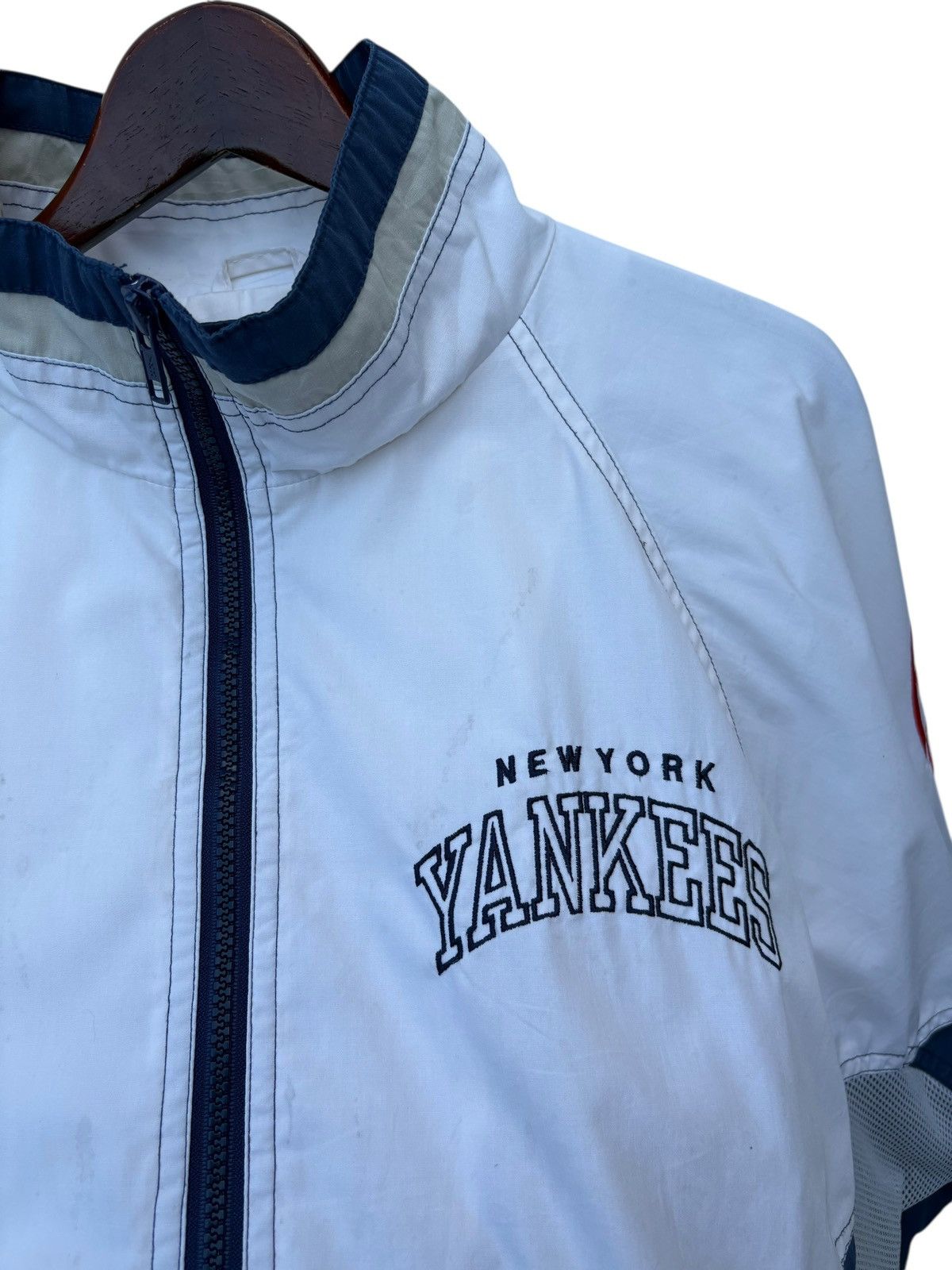 MLB Vintage New York Yankees Half Zipper Starter Pullover Size US XL / EU 56 / 4 - 7 Thumbnail
