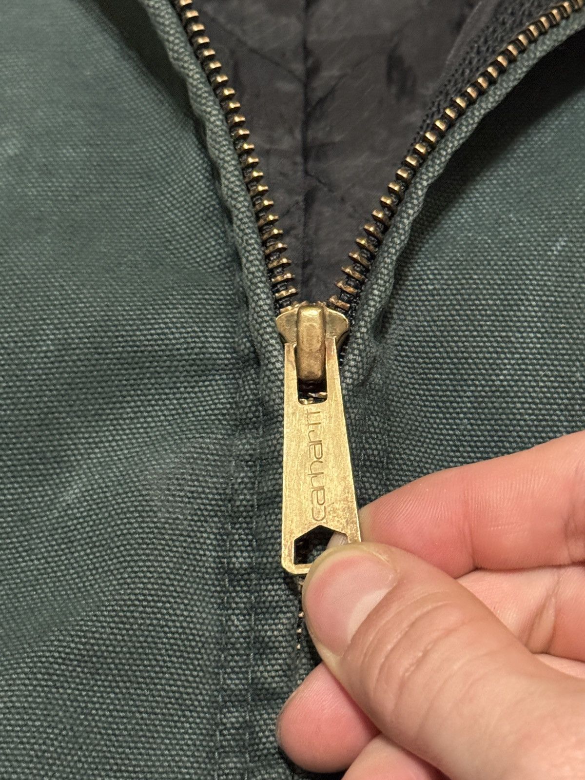 Carhartt Carhartt Hunter Green Vintage 90s Large Quick Duck J06 HTG Size US L / EU 52-54 / 3 - 3 Thumbnail