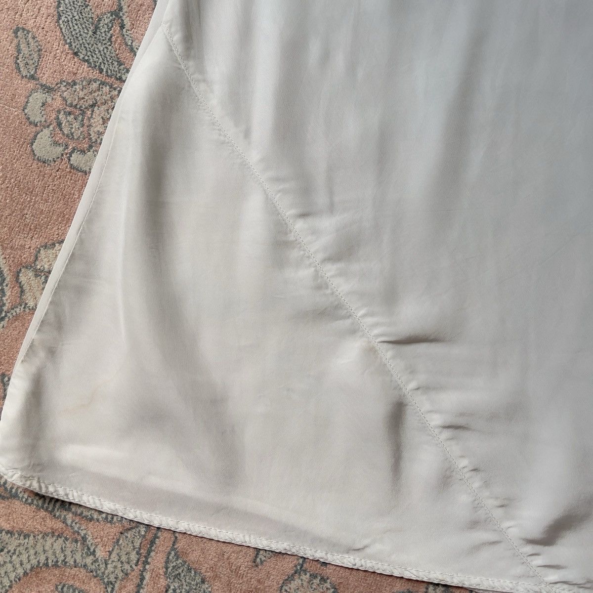 Vintage Vintage 1950s Ice Blue Rayon Nightgown (M–L) Size L / US 10 / IT 46 - 21 Thumbnail