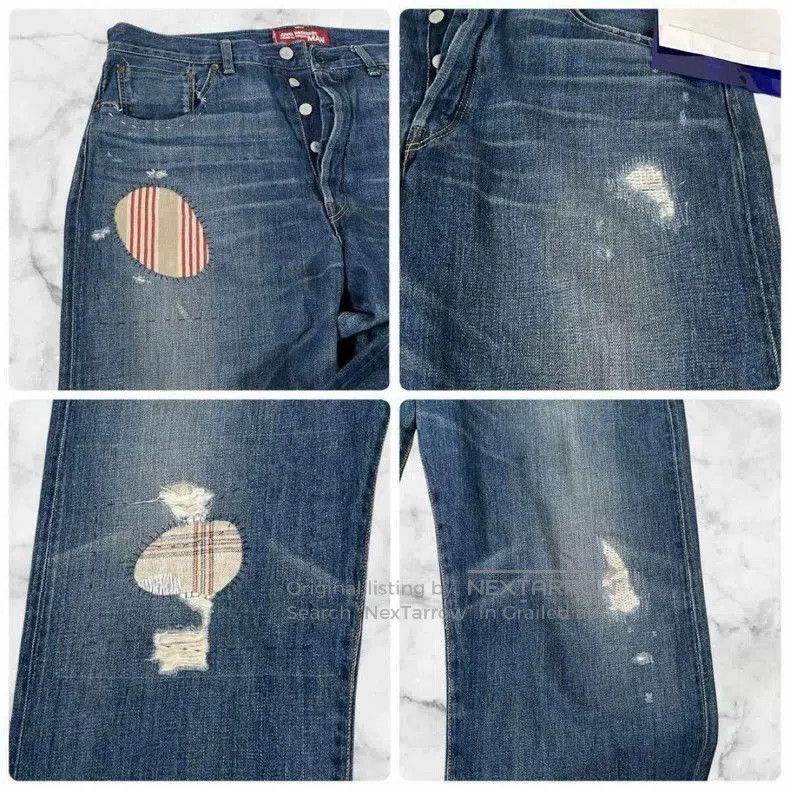 Junya Watanabe Junya Watanabe x Levi's Distressed Denim Pants. Size US 34 / EU 50 - 7 Thumbnail