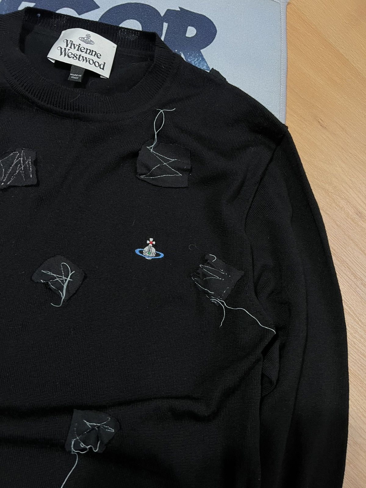 Vivienne Westwood Vivienne Westwood Custom Knit Sweater – Black – Size M Size US M / EU 48-50 / 2 - 2 Thumbnail