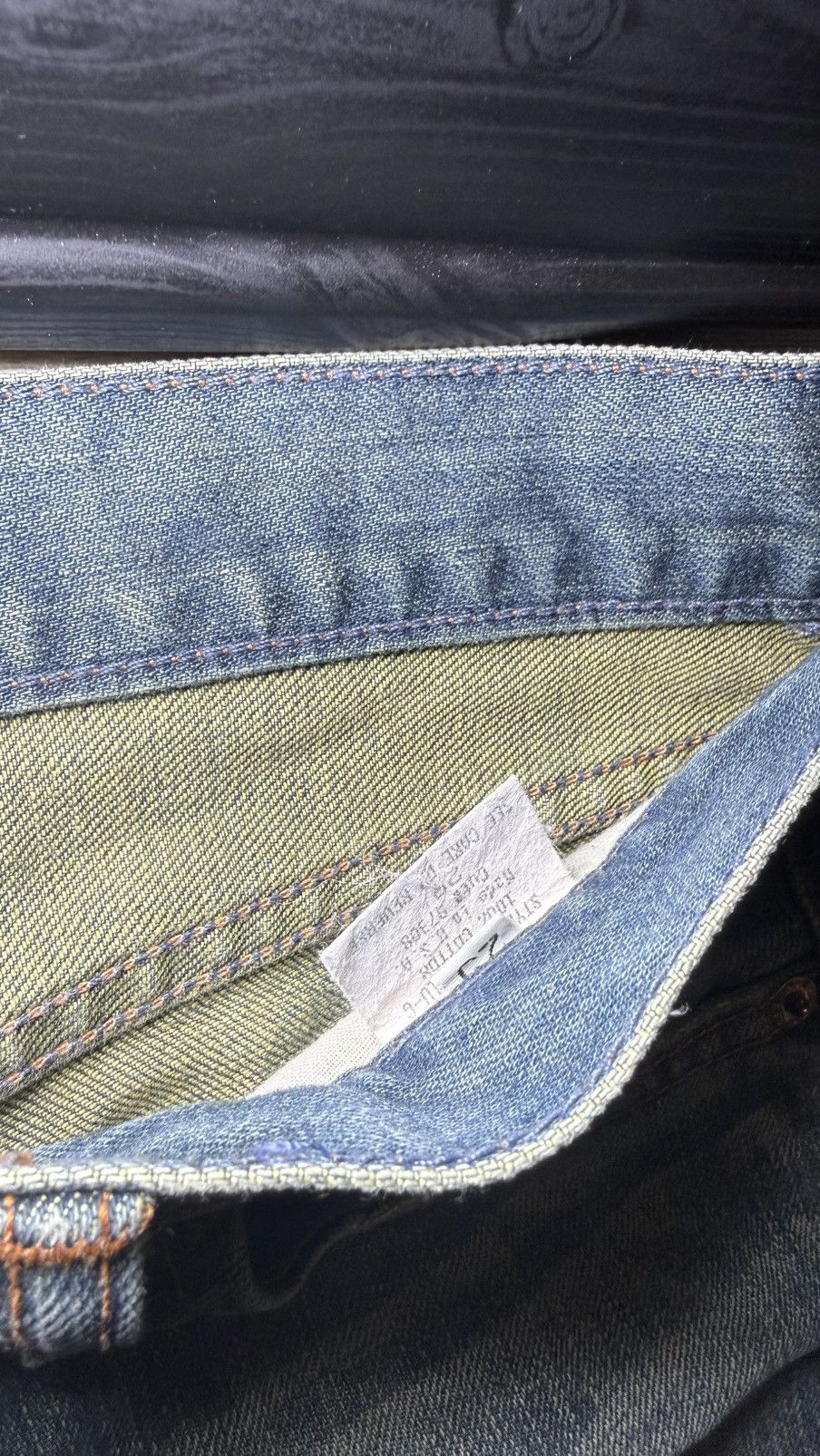 7 For All Mankind Vintage 1990s 7 For All Mankind Indigo Wash Bootcut Flared Size 29" - 4 Thumbnail