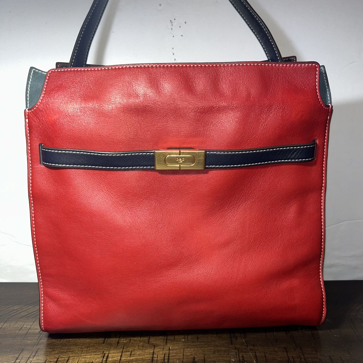 Tory Burch Tory Burch Lee Radziwill Medium Leather Crossbody Size ONE SIZE - 1 Thumbnail