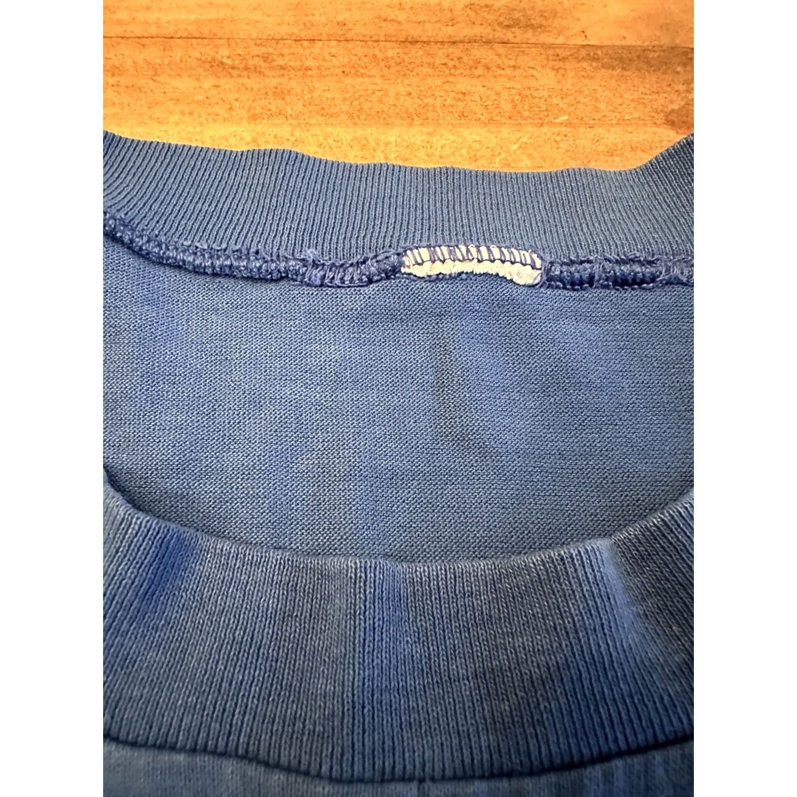 MOTHER VINTAGE Egypt Mother Of The World Destination T-Shirt Blue Medium Single Stitch Cotton Blend M Womens/Men? Size US M / EU 48-50 / 2 - 6 Thumbnail