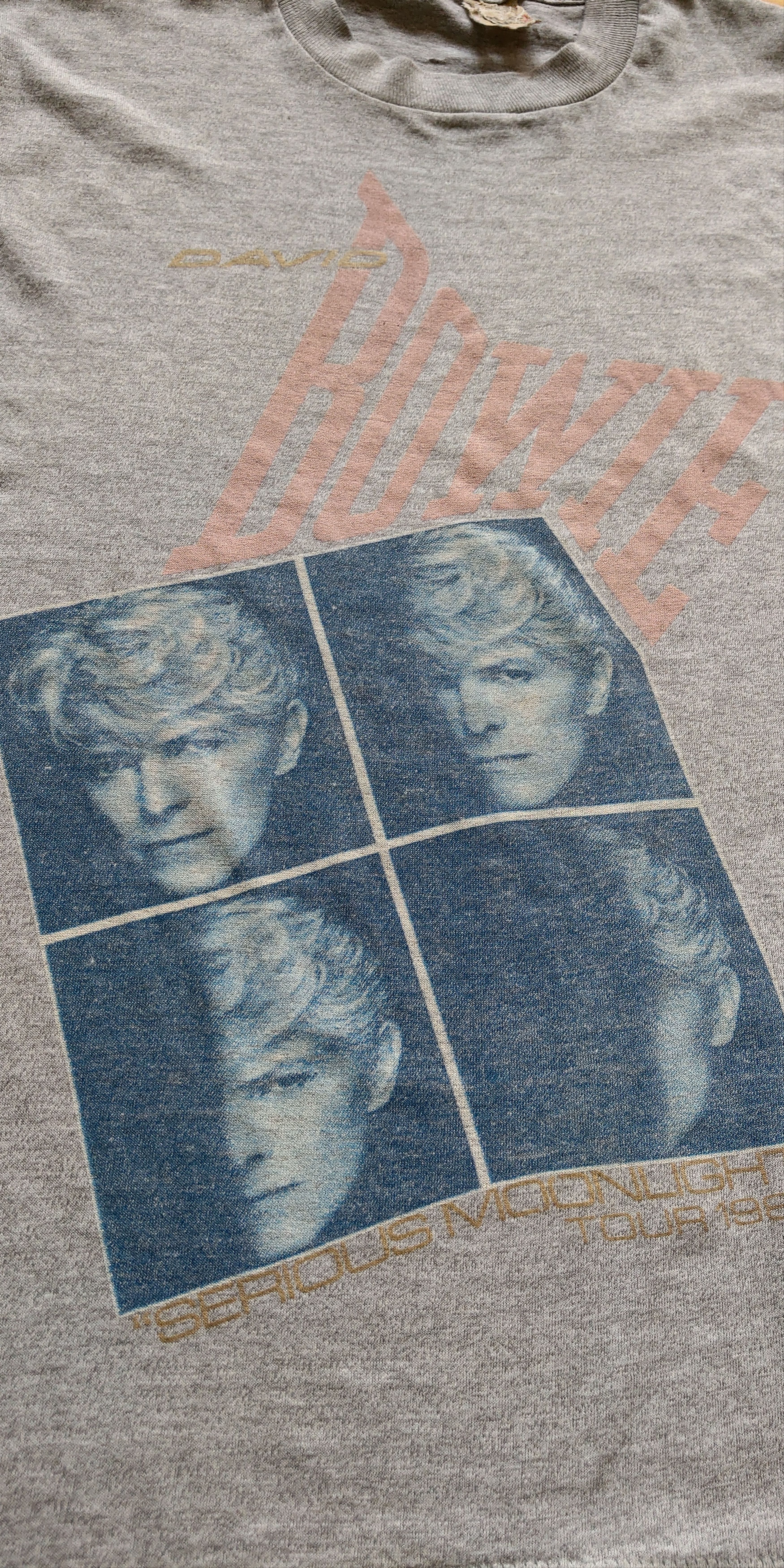 Band Tees David Bowie 1983 Serious Moonlight Tour Shirt Tanktop Rare M Size US M / EU 48-50 / 2 - 3 Thumbnail