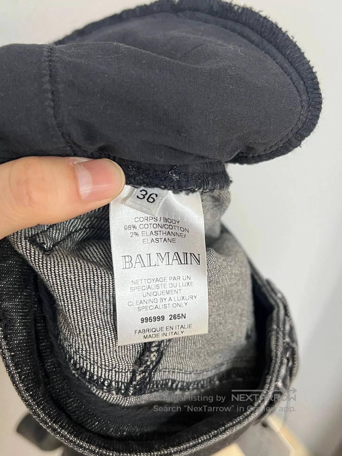 Balmain Balmain Gold Button Jeans. Size US 36 / EU 52 - 4 Thumbnail