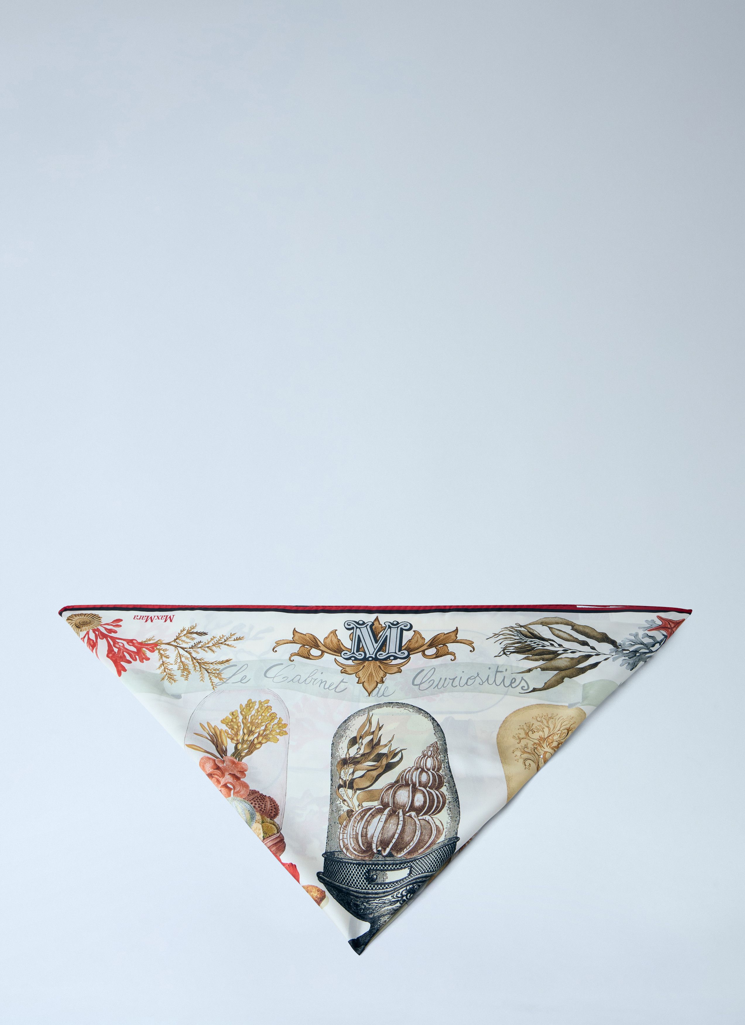 Max Mara Printed Silk Scarf Size ONE SIZE - 1 Thumbnail