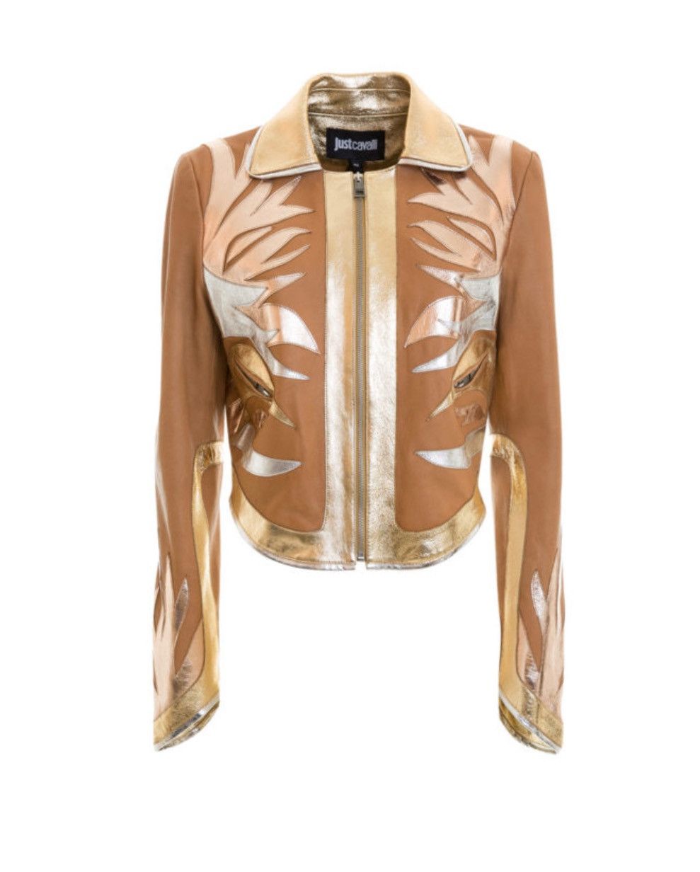 Just Cavalli Just cavalli jacket leather Size M / US 6-8 / IT 42-44 - 1 Thumbnail