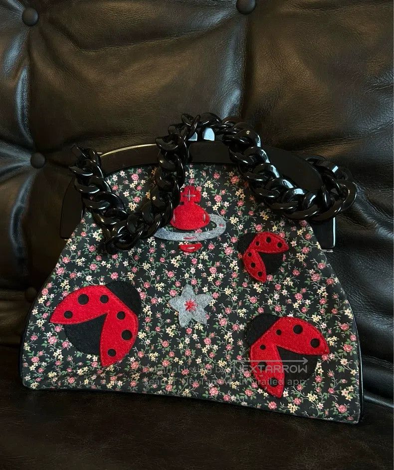 Vivienne Westwood Vivienne Westwood size os Handbag Dumpling Bag, Ladybug Sat Size ONE SIZE - 3 Thumbnail