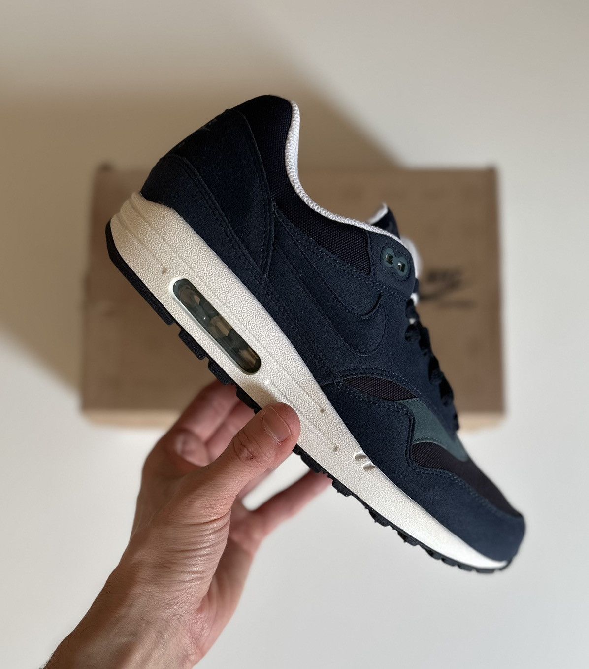 Nike Nike Air Max 1 Ripstop Tonal Pack Blue 2011 Size US 8.5 / EU 41-42 - 1 Thumbnail