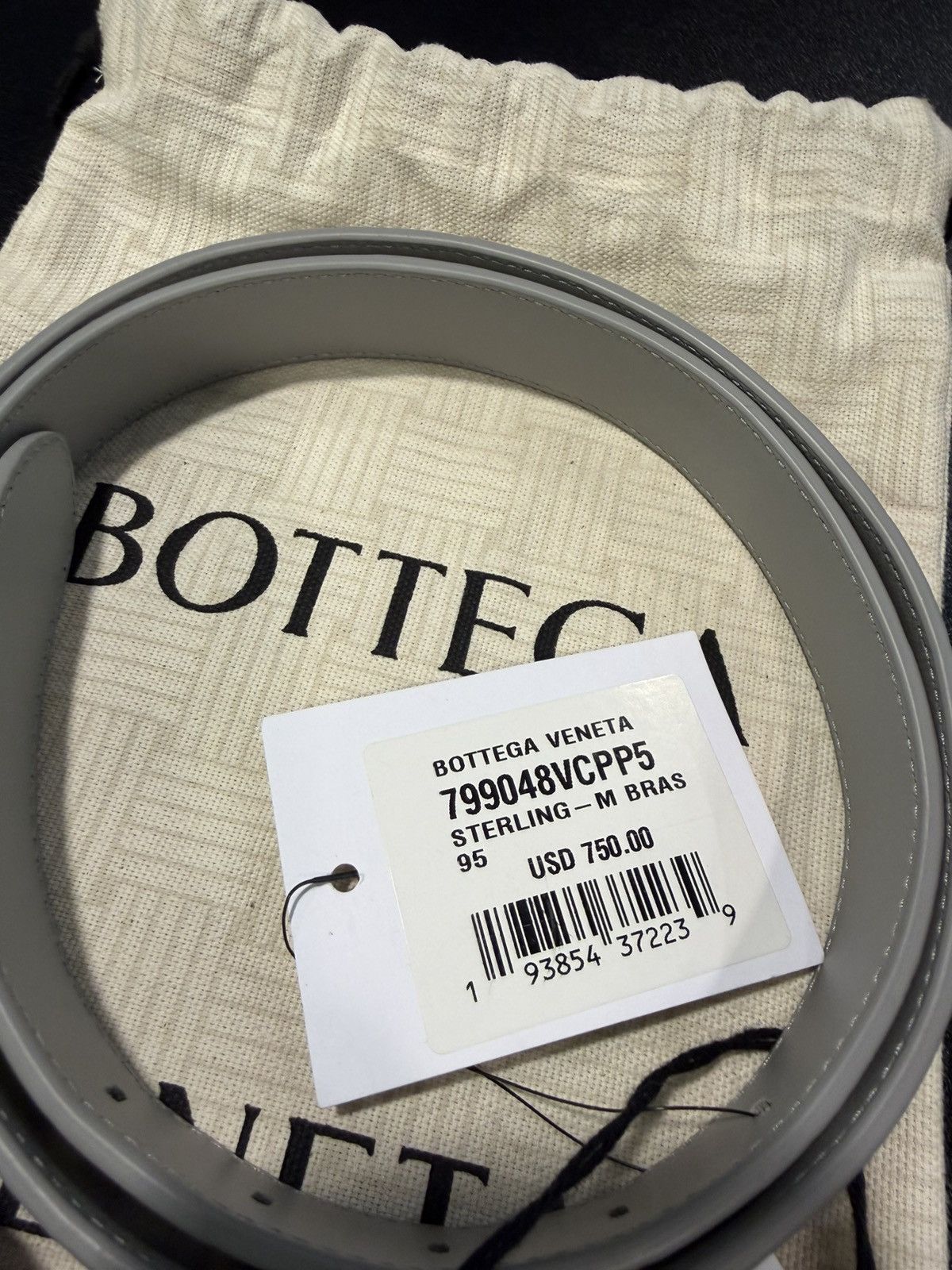 Bottega Veneta Bottega Veneta Intrecciato Leather Belt New w Tags Size ONE SIZE - 3 Thumbnail