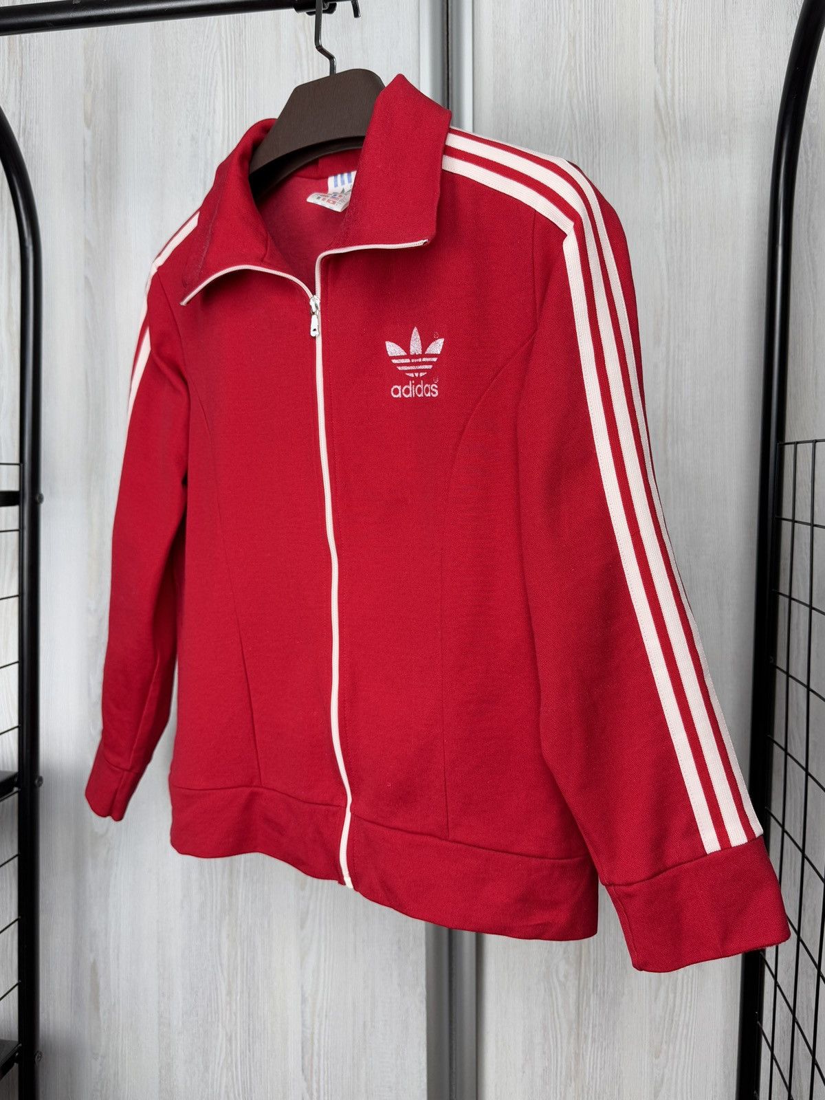 Adidas Adidas Originals Vintage 80s Red Track Suit Jacket Pants Size US XS / EU 42 / 0 - 8 Thumbnail