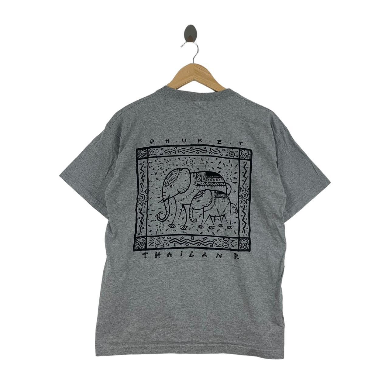 Vintage Vintage PHUKET THAILAND ELEPHANT Art Tee Shirt Top Spiritual Size M / US 6-8 / IT 42-44 - 1 Thumbnail