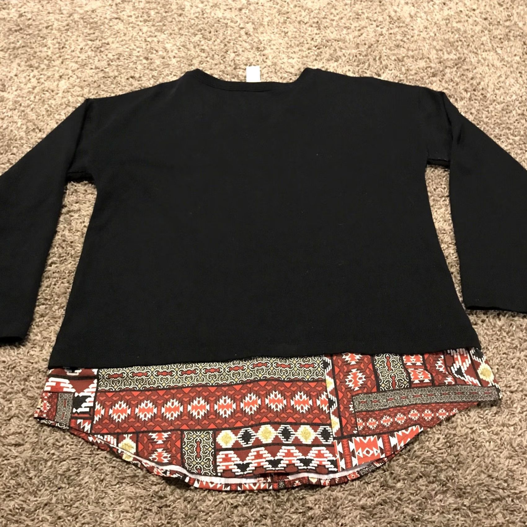 Vintage ruby rd. Womens blouse Shirt Long Sleeve Cotton Blend Black S Size S / US 4 / IT 40 - 3 Thumbnail