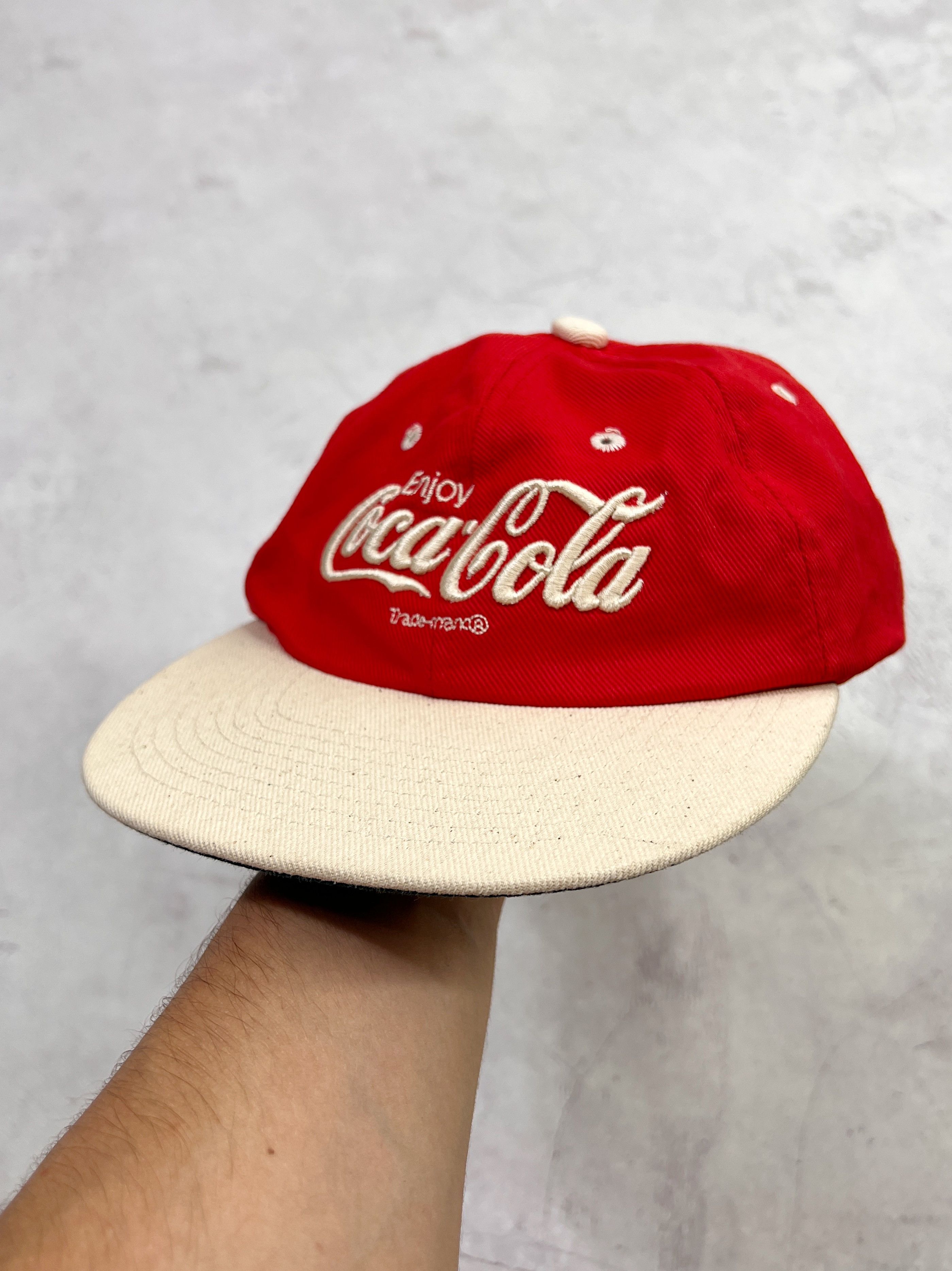Coca Cola × Vintage Vintage Coca Cola Cap Hat Embroidered Logo Size ONE SIZE - 3 Thumbnail