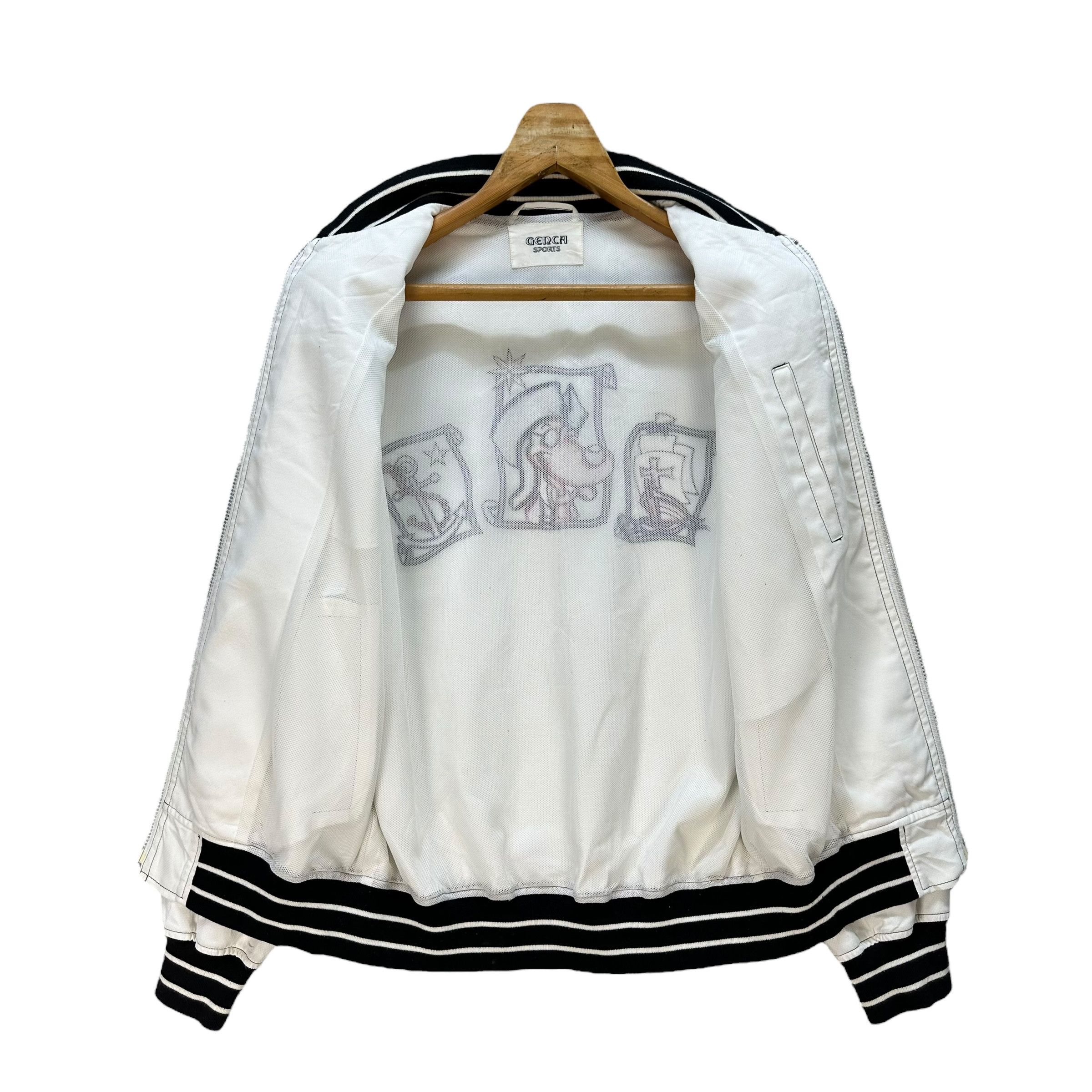 Japanese Brand GENCA SPORTS Pirates Embroidery Logo Bomber Jacket #A42-0963 Size US M / EU 48-50 / 2 - 10 Thumbnail