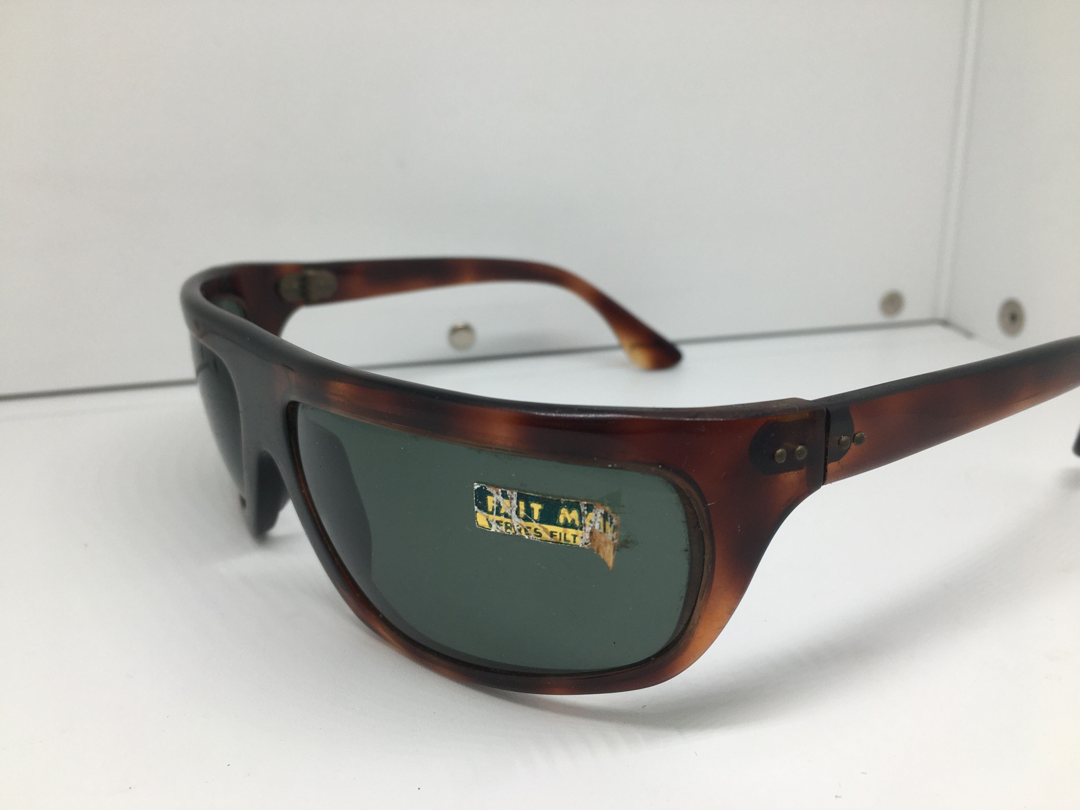Vintage BONO U2RAY CHARLES FAIT MAIN FRANCE WRAP LUNETTES DE SOLEIL Size ONE SIZE - 3 Thumbnail