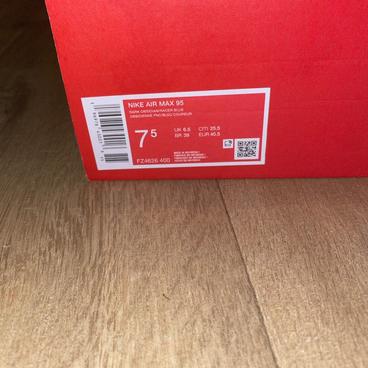 Nike Air max 95 dark obsidian Size US 6.5 / EU 39-40 - 6 Thumbnail