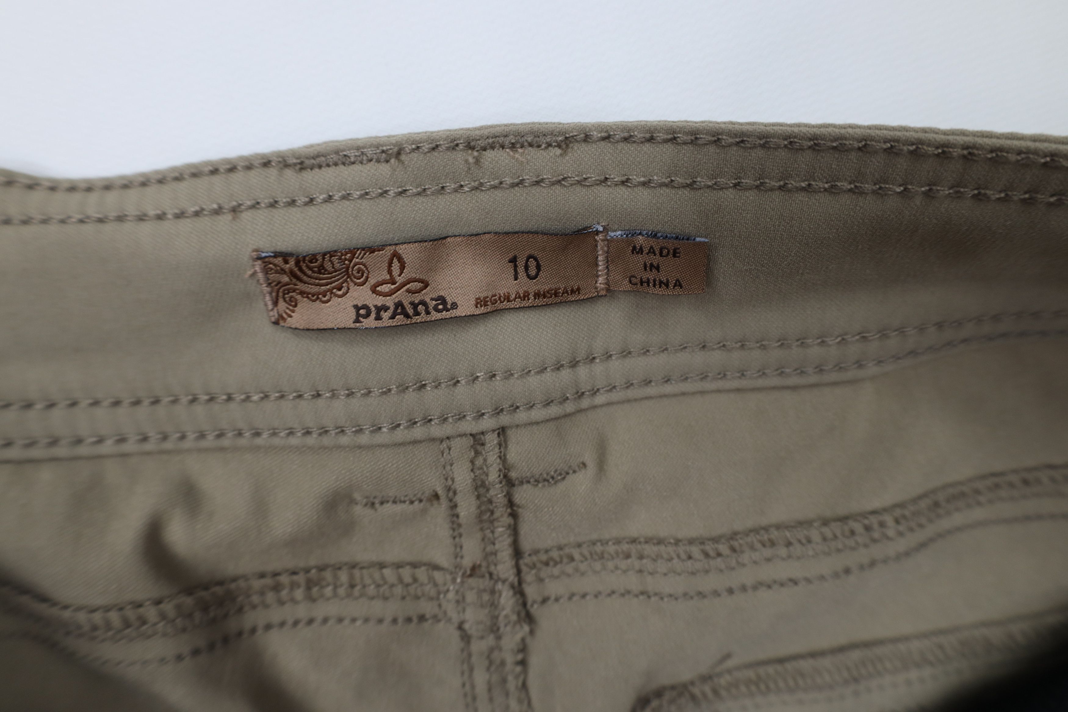 Prana prAna Distressed Water Repellant Stretch Halle Hiking Pants Size 32" / US 10 / IT 46 - 9 Thumbnail