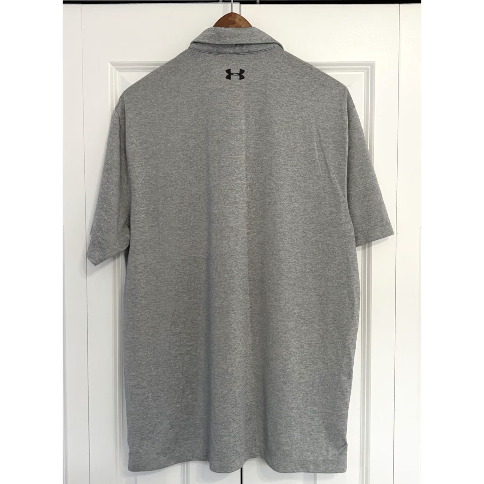 Under Armour Under armour Shirt Mens Gray Polo Short Sleeve Loose Fit XL Heat Gear Size US XL / EU 56 / 4 - 2 Thumbnail