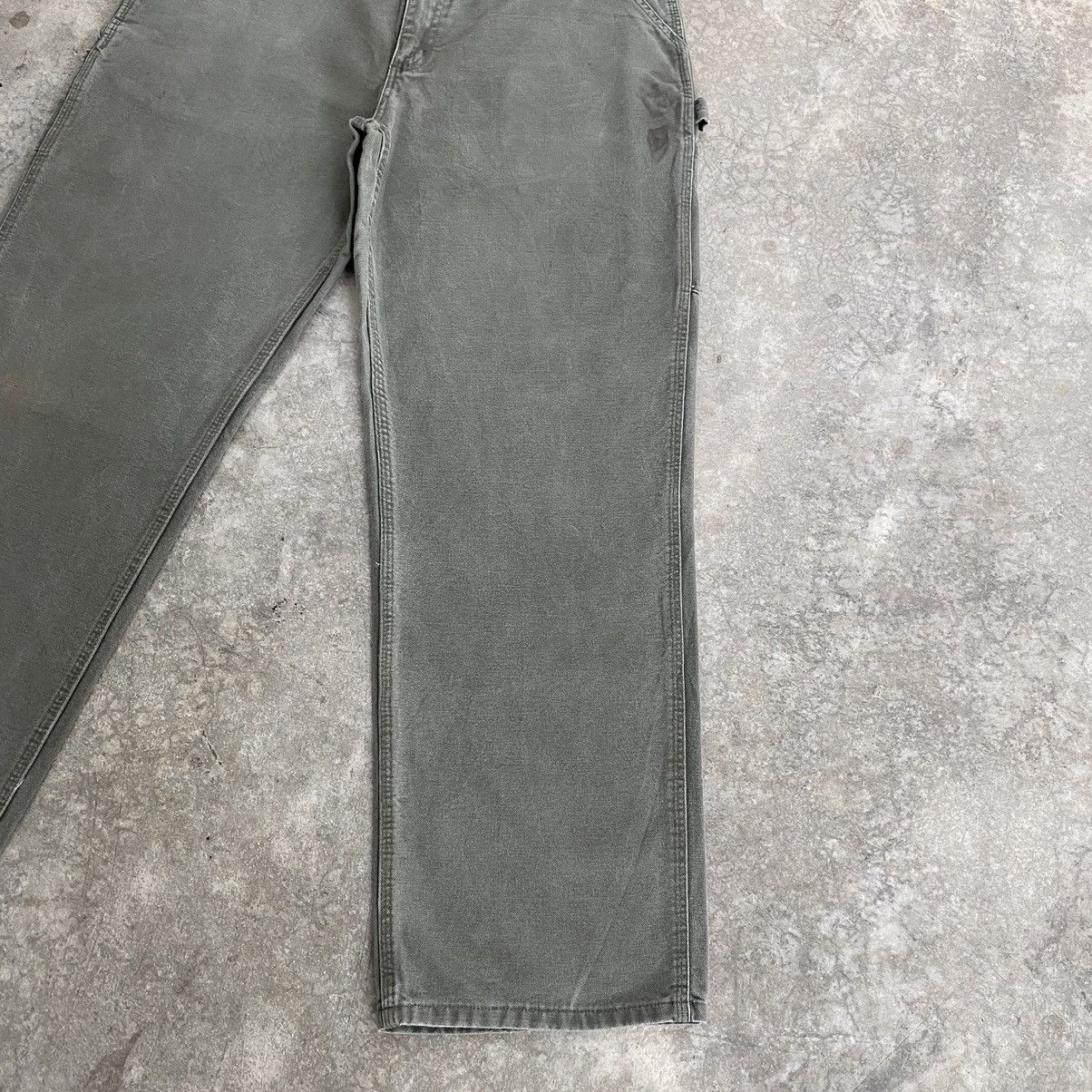 Carhartt VTG Carhartt Moss Green Carpenter Work Pants Size US 35 - 8 Thumbnail