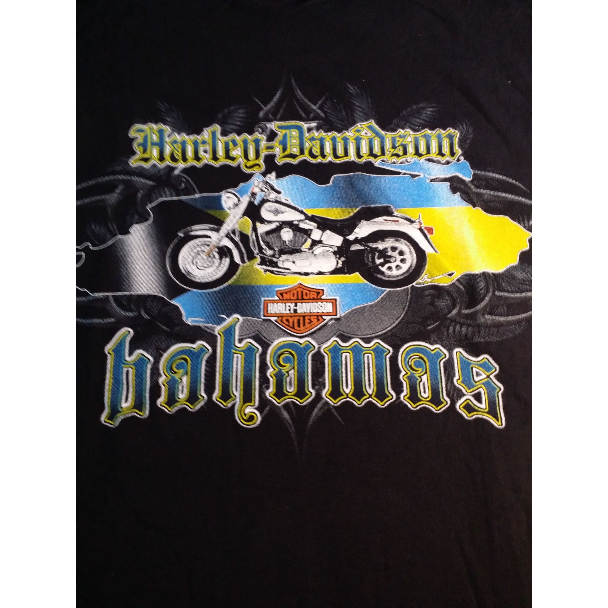 Harley Davidson Harley Davidson Tshirt Men Sz L Bahamas Black Double Sided B Size US L / EU 52-54 / 3 - 7 Thumbnail