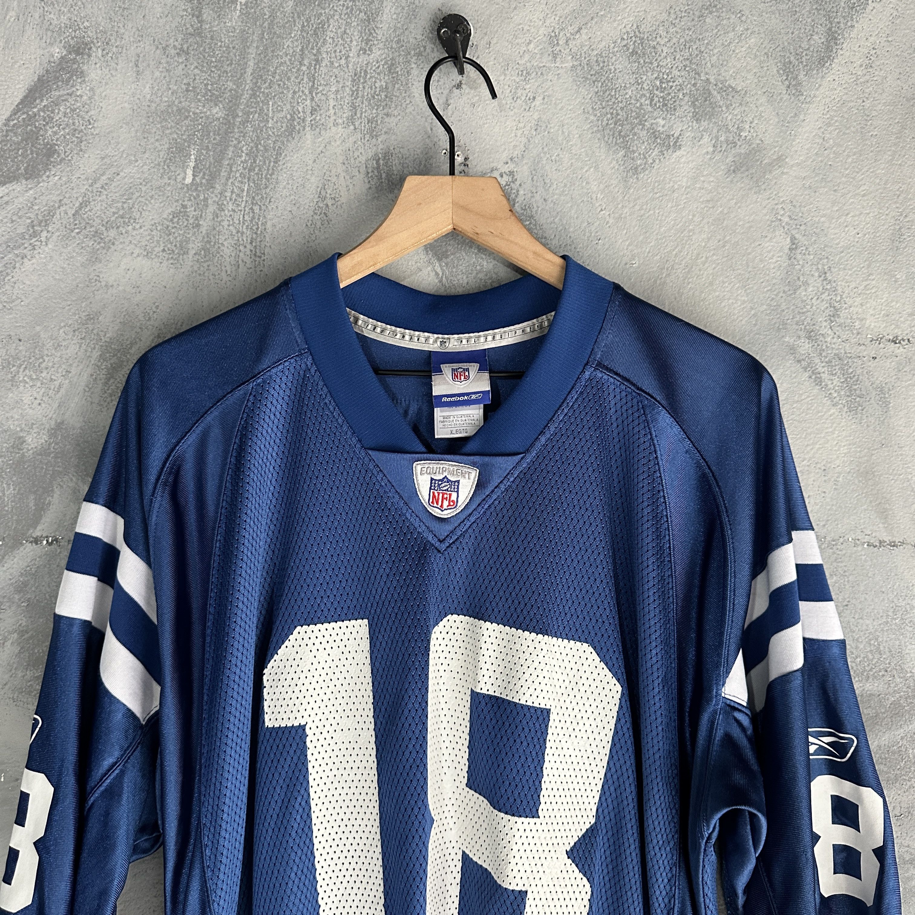 Reebok Vintage Indianapolis Colts Jersey XL Peyton Manning Mens Size US XL / EU 56 / 4 - 4 Thumbnail