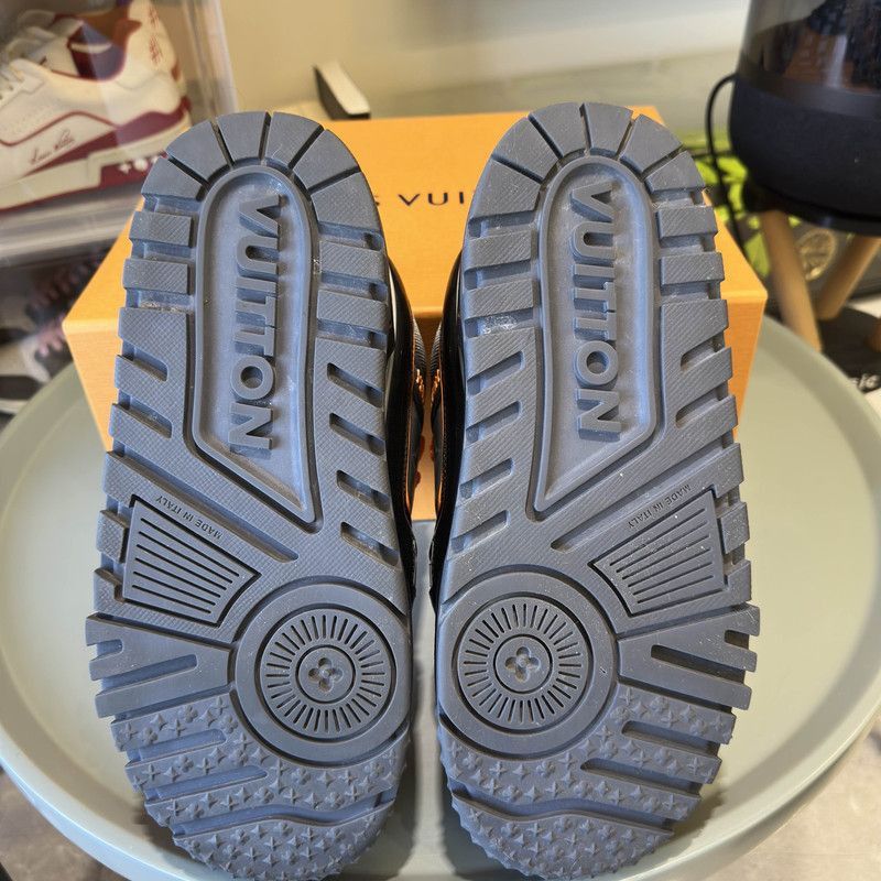 Louis Vuitton Louis Vuitton Trainer Maxi Sneakers in Gray Orange -2508 Size US 8 / EU 41 - 1 Thumbnail