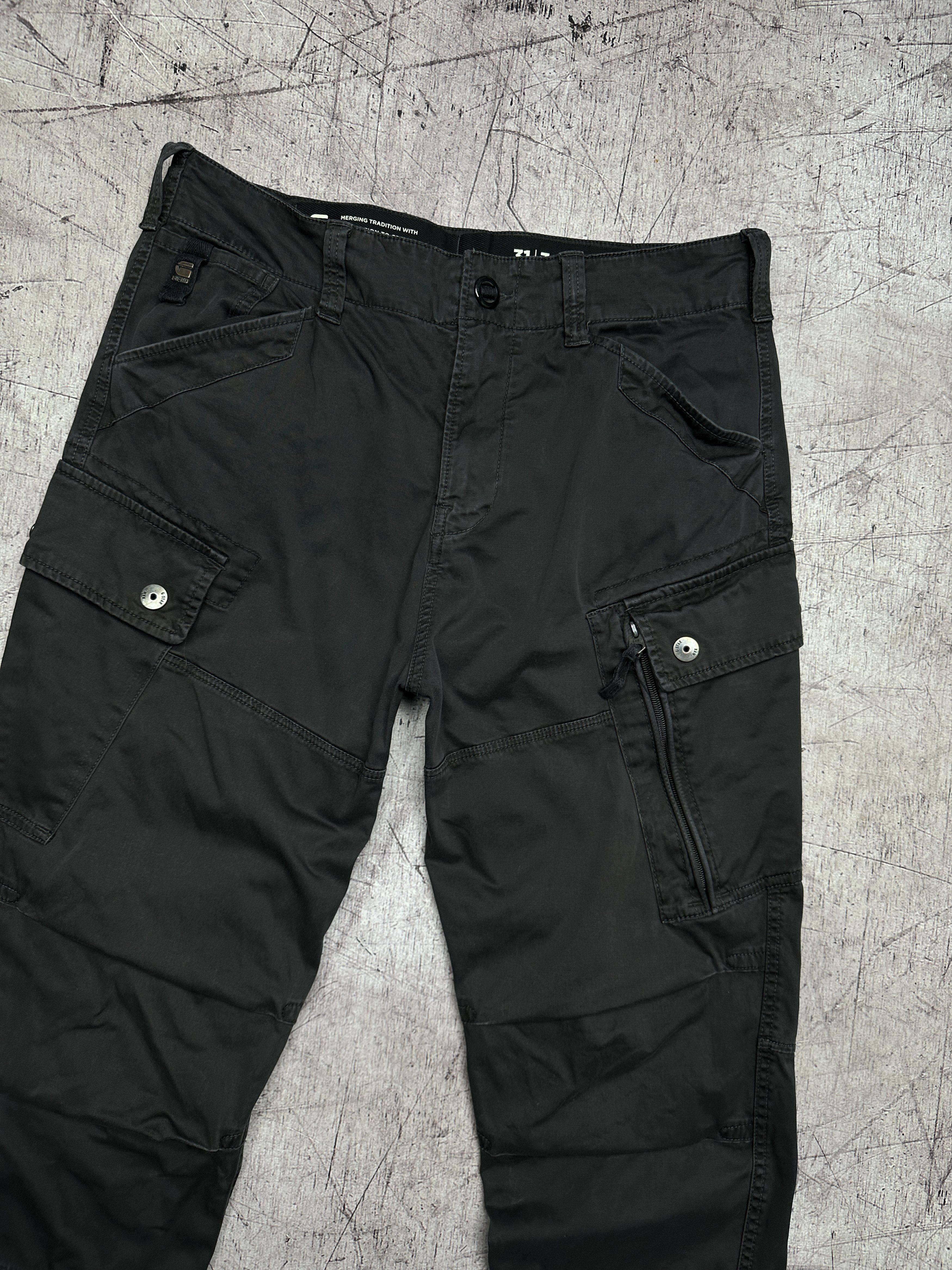 G-Star G Star Raw Mens Roxic Straight Tapered Cargo Pants Size US 31 - 2 Thumbnail