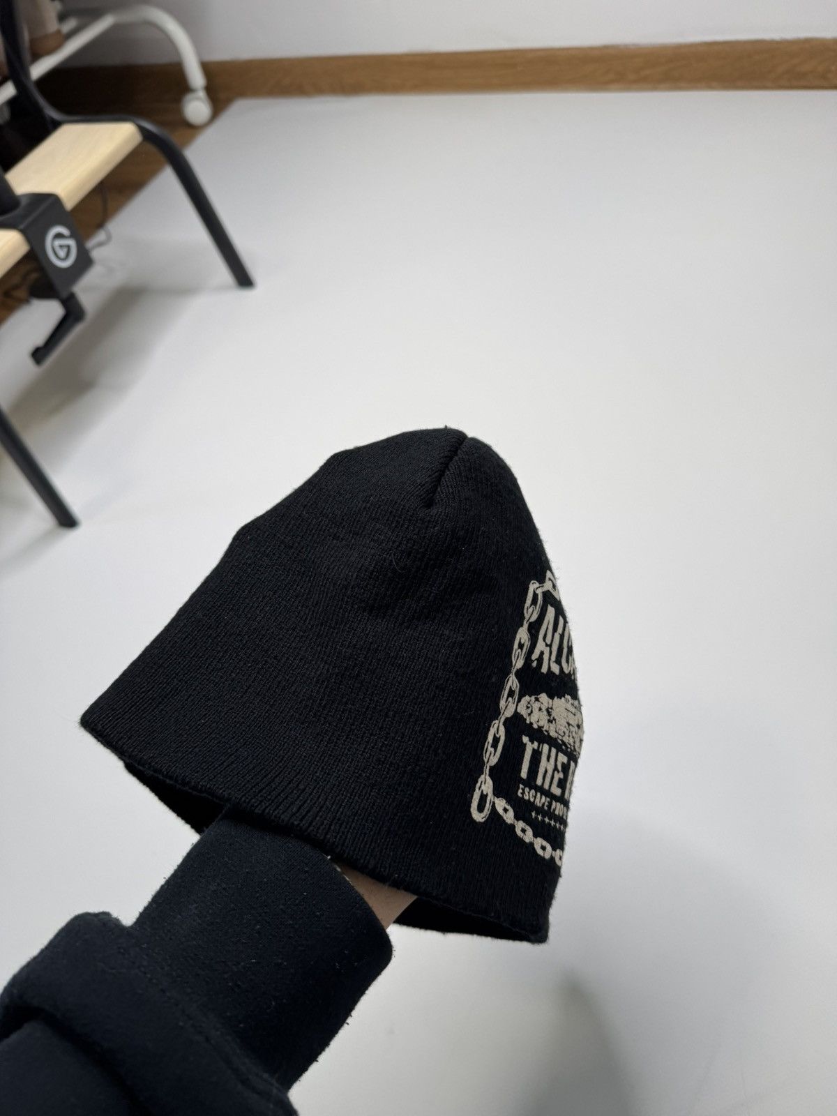 Vintage Avant Grade black Alcatraz beanie swag if6was9 l.g.b. sk8 00 Size ONE SIZE - 3 Thumbnail