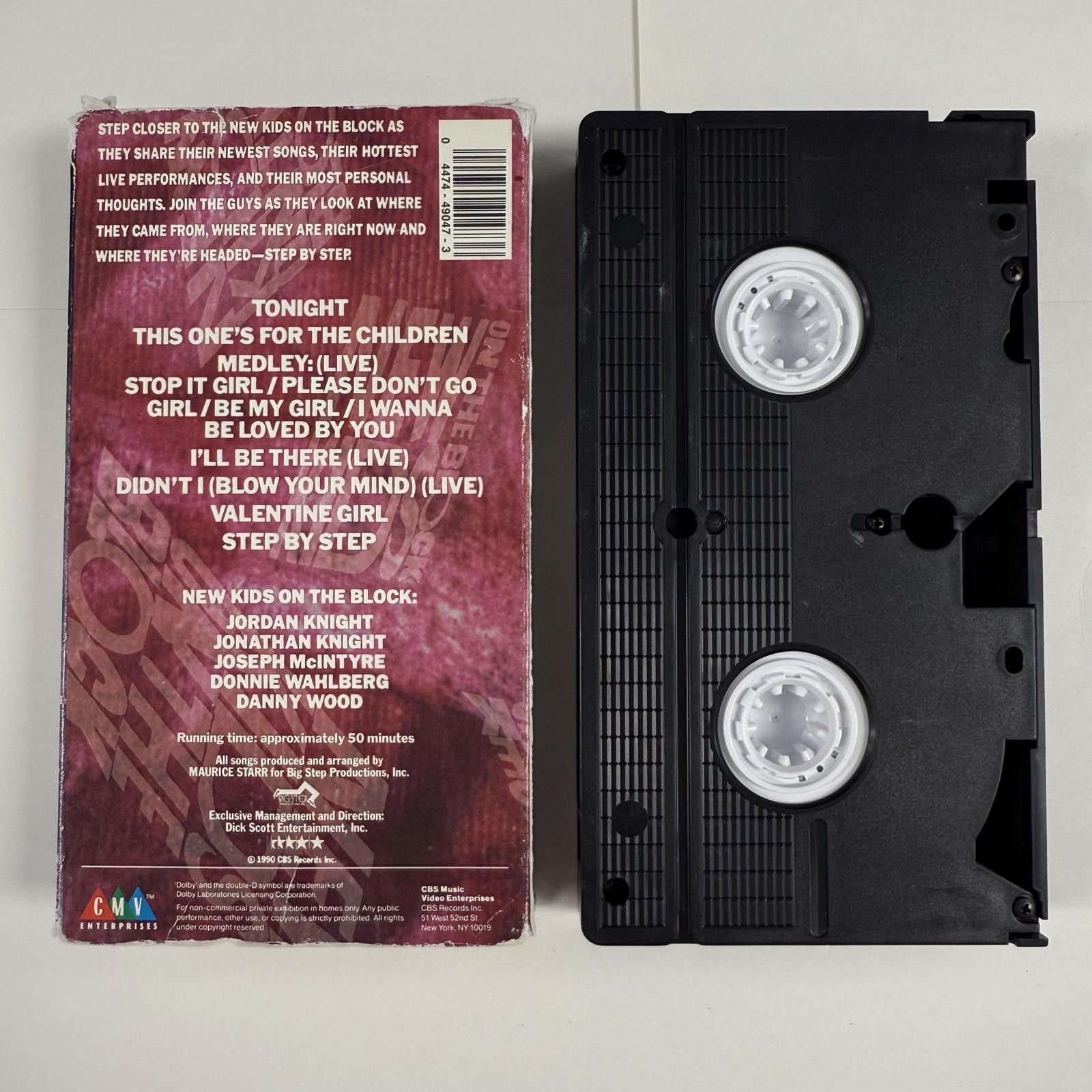 Designer New Kids on the Block Step by Step VHS RARE Original 1990 Size ONE SIZE - 11 Thumbnail