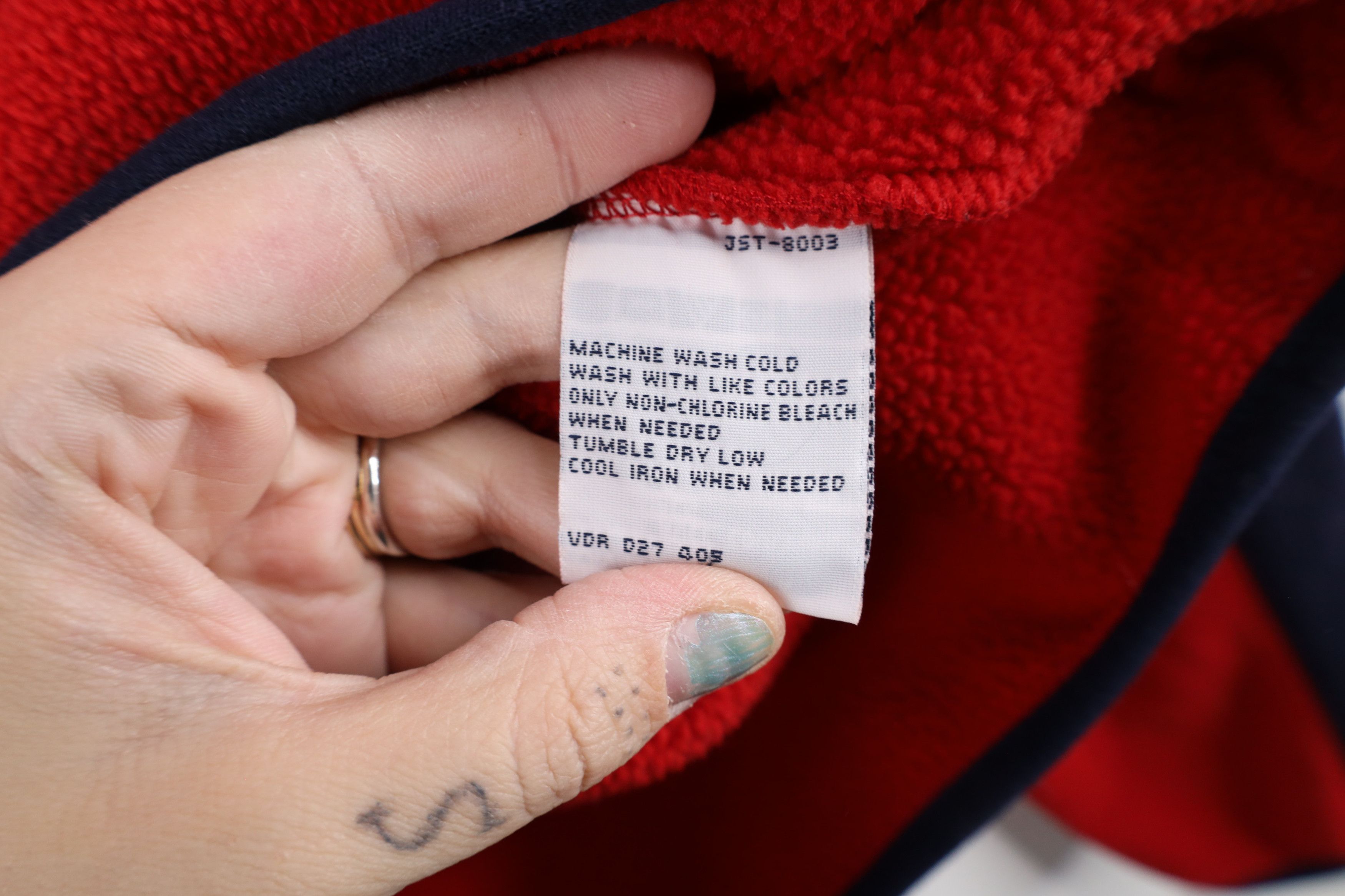 Nautica × Vintage Vintage 90s Nautica Script Half Zip Fleece Pullover Sweater Size US M / EU 48-50 / 2 - 7 Thumbnail