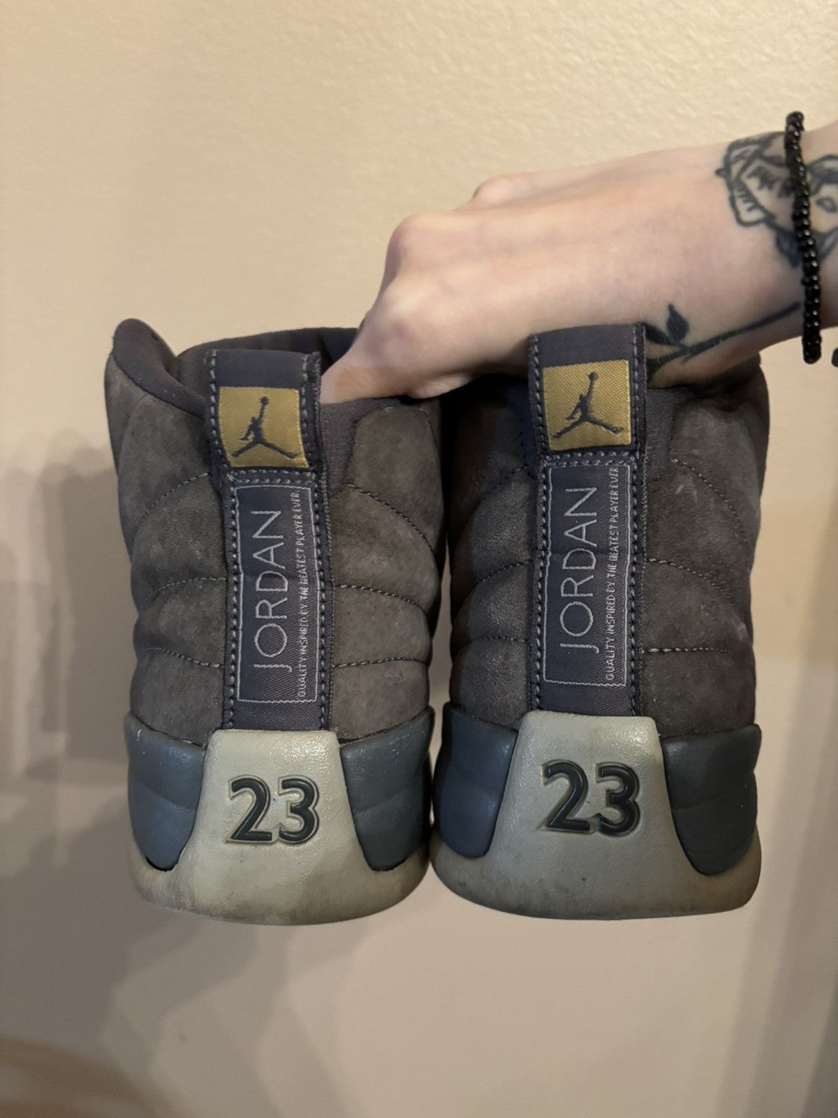 Jordan Brand Air Jordan 12 Retro 'Dark Grey' Size US 9 / EU 42 - 4 Thumbnail