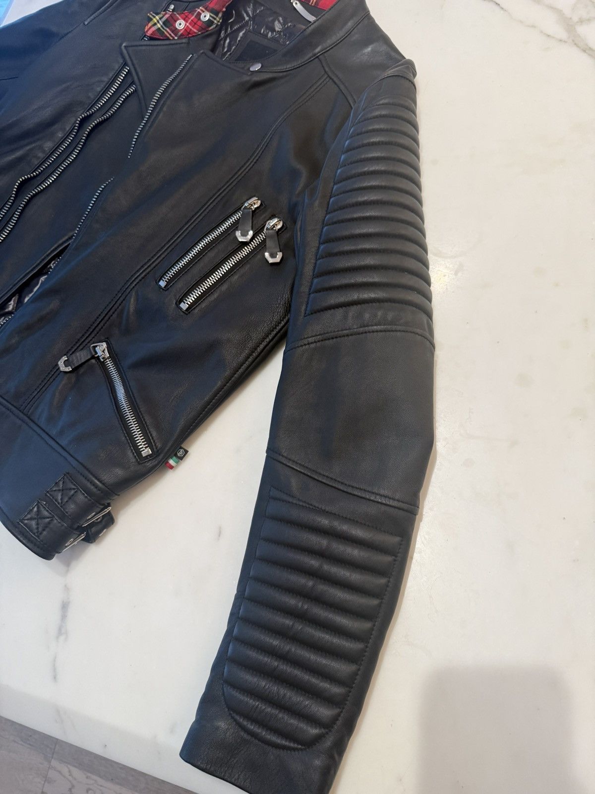 Philipp Plein Leather Phillip Plein Jacket Size US L / EU 52-54 / 3 - 5 Thumbnail