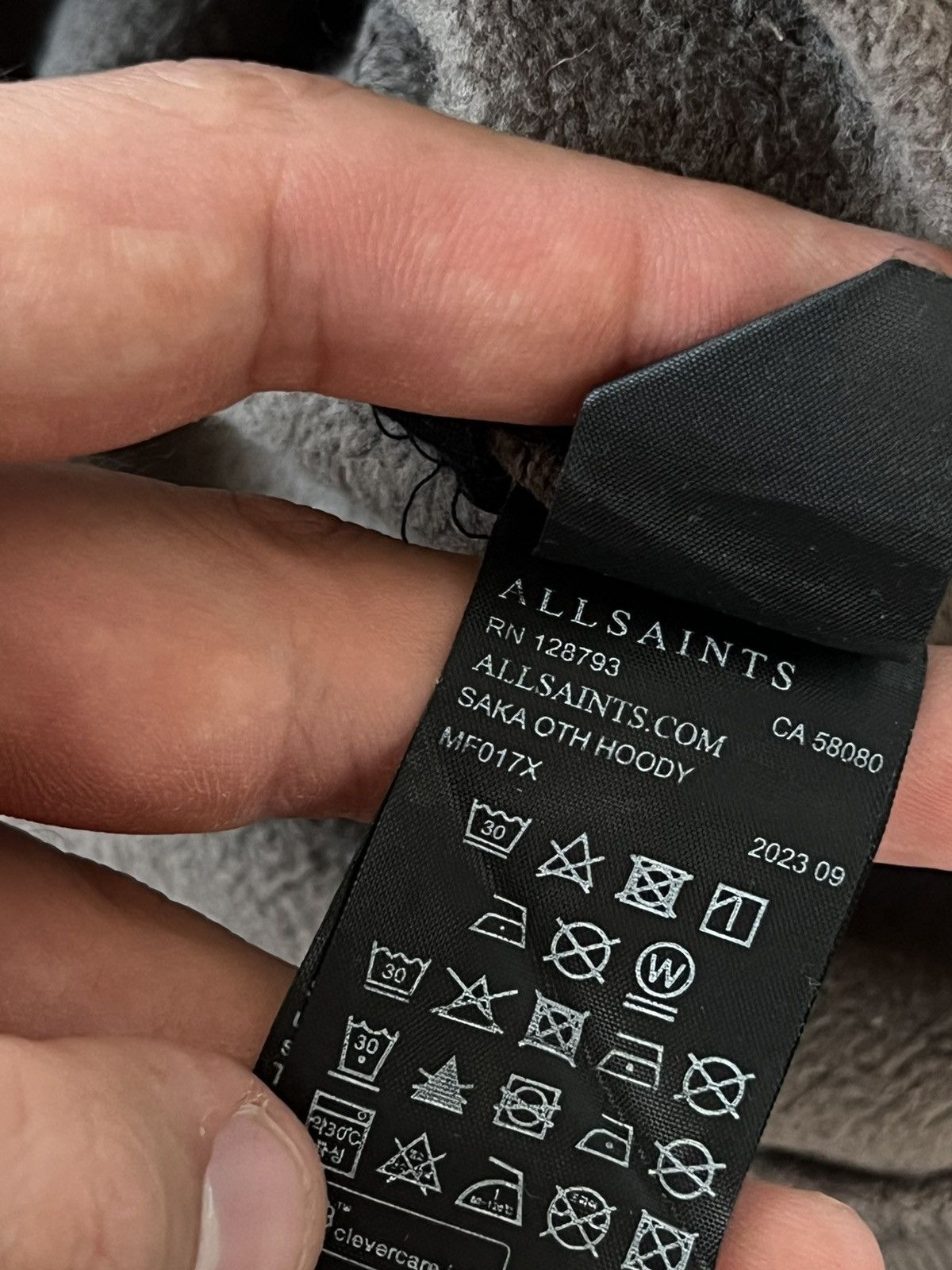Allsaints Allsaints Avant Garde Oversize Knit Logo Saka OTH Hoodie Size US M / EU 48-50 / 2 - 16 Thumbnail