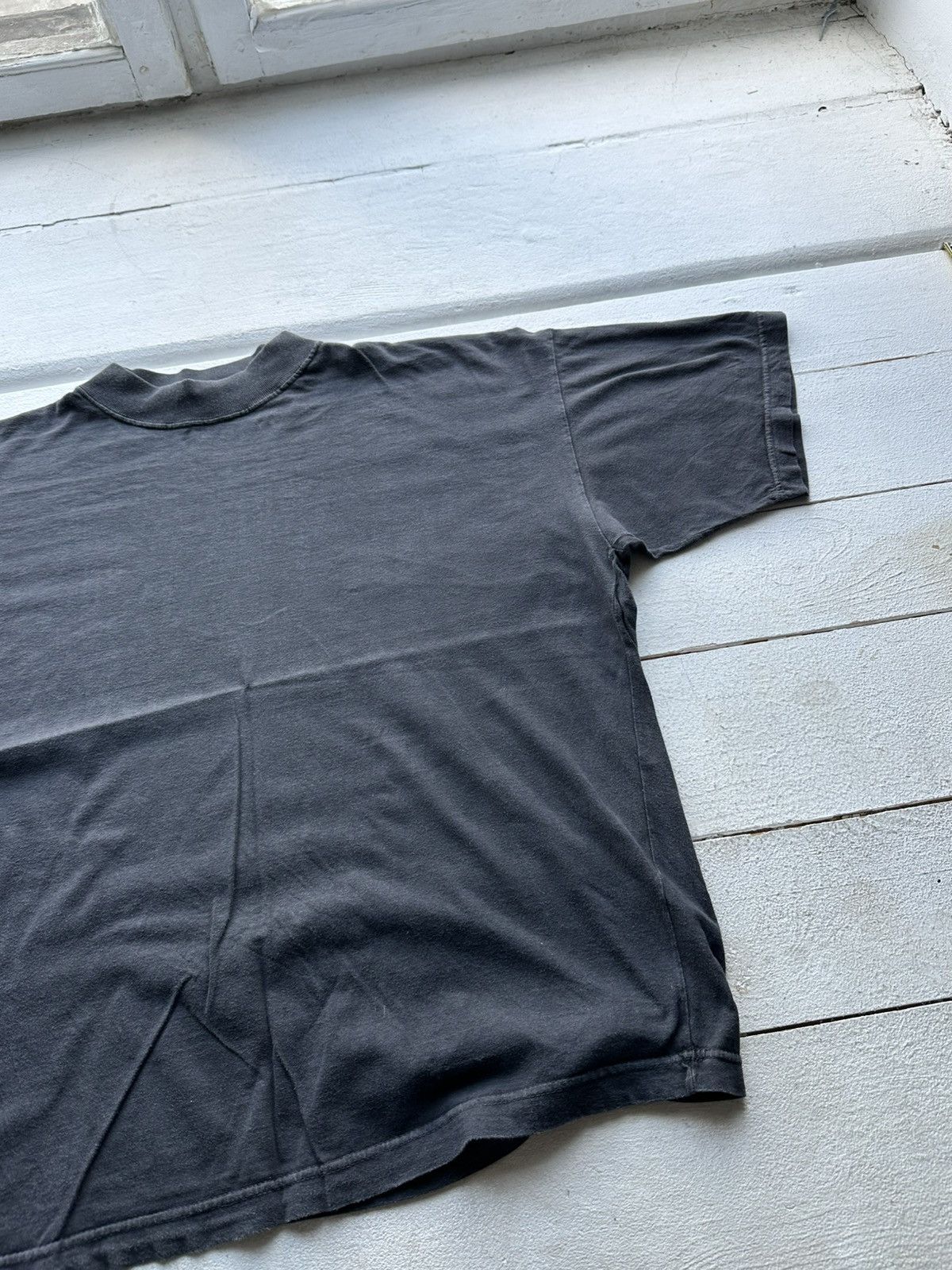 Japanese Brand × Vintage 🚨Vintage 80s Japanese Style Faded Blank Tee shirt Y2K rare Size US L / EU 52-54 / 3 - 2 Thumbnail