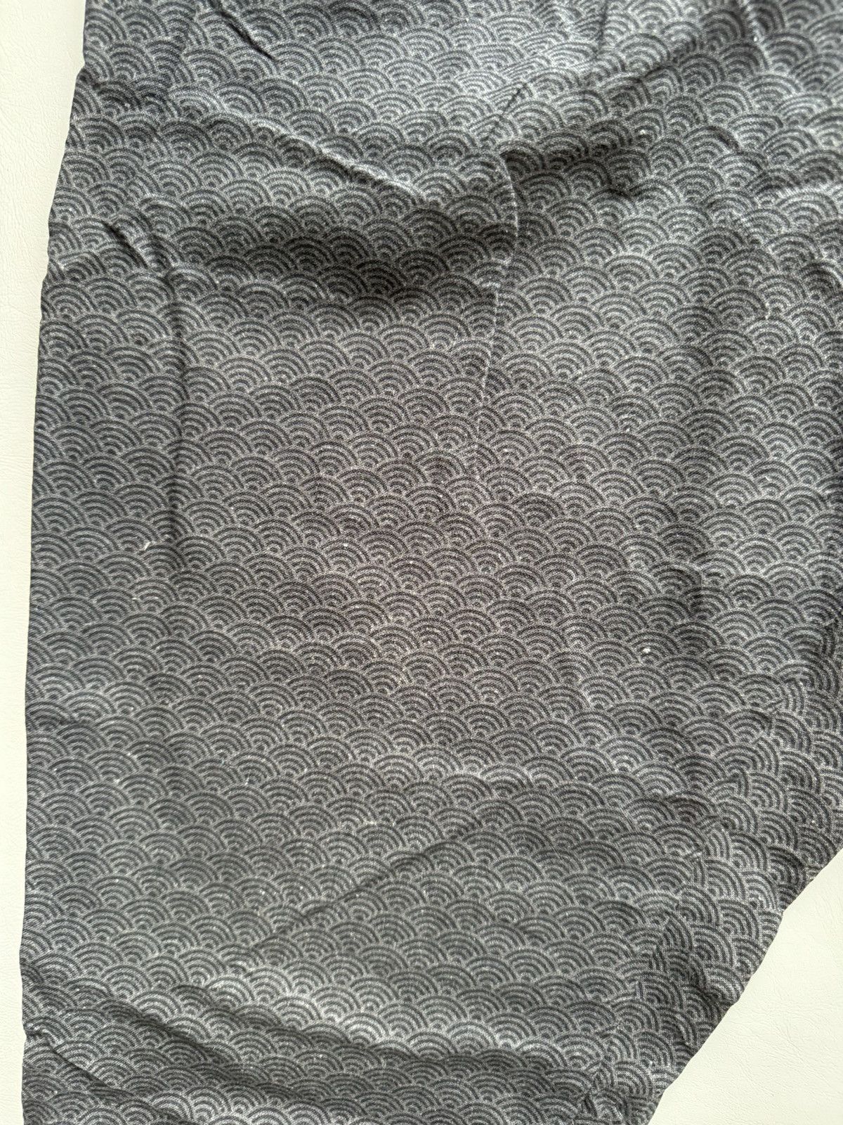 Swagger 2010’s SWG Black Platinum Lightweight Seigaiha Suit Pants Size US 32 / EU 48 - 6 Thumbnail